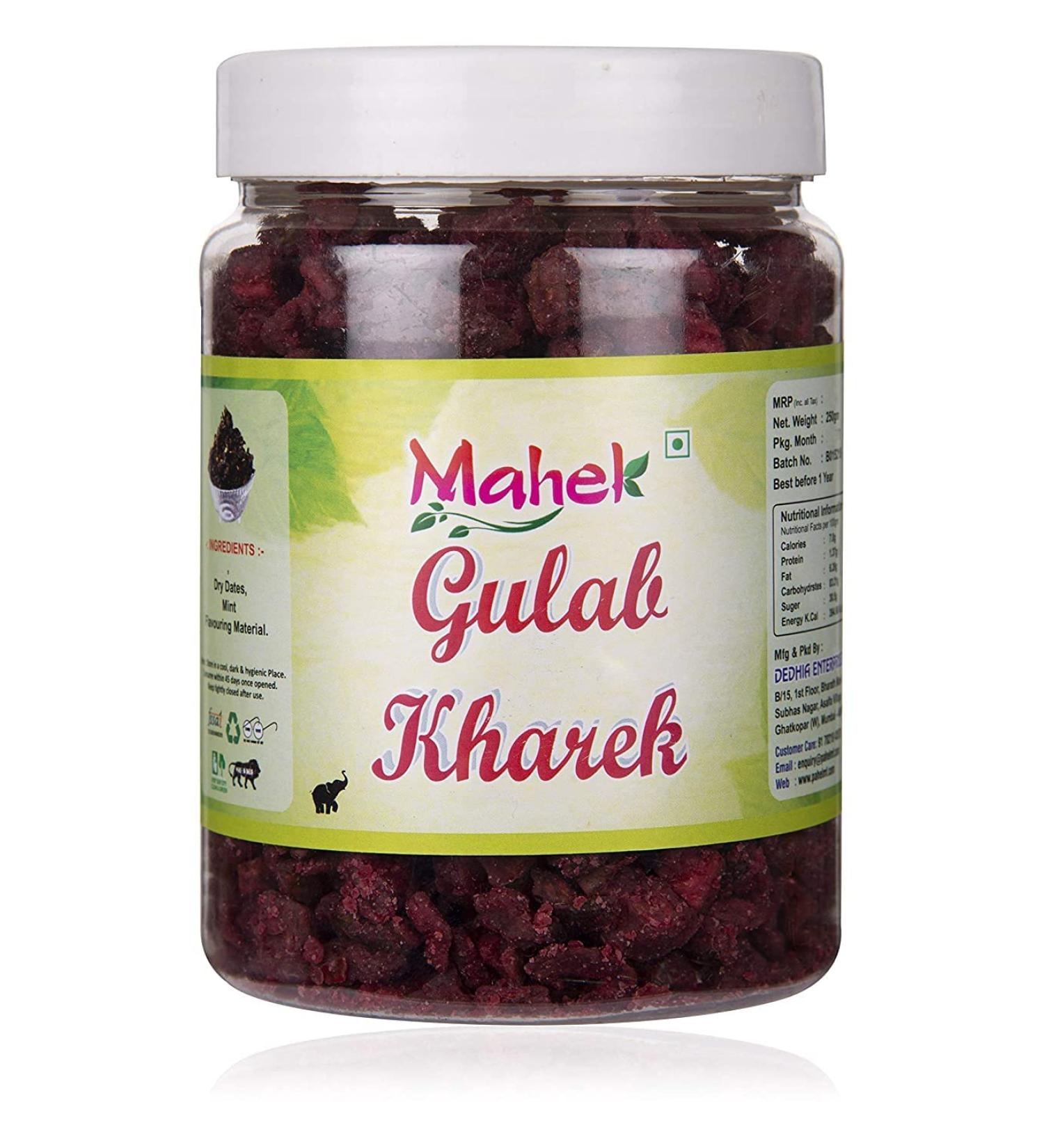 Mahek Gulab Kharek Mouth Freshener 300 Grams_Packing May Vary