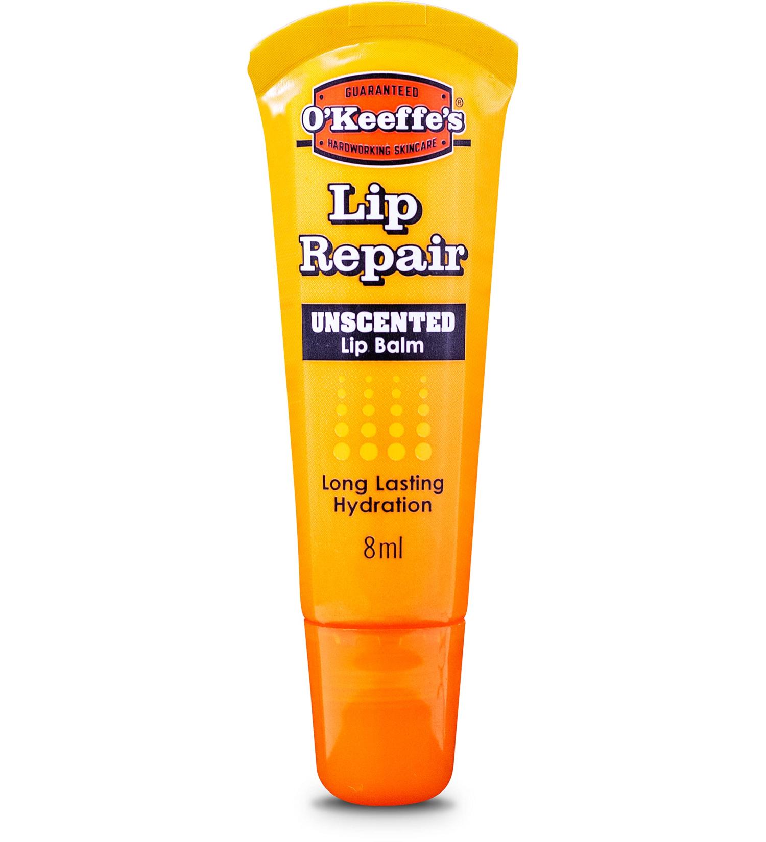 OKeeffe's Lip Repair Tube Unscented 8 ml - Soothing & Healing Lip Care | Shop Internationally - Buy Online on GoSupps.com