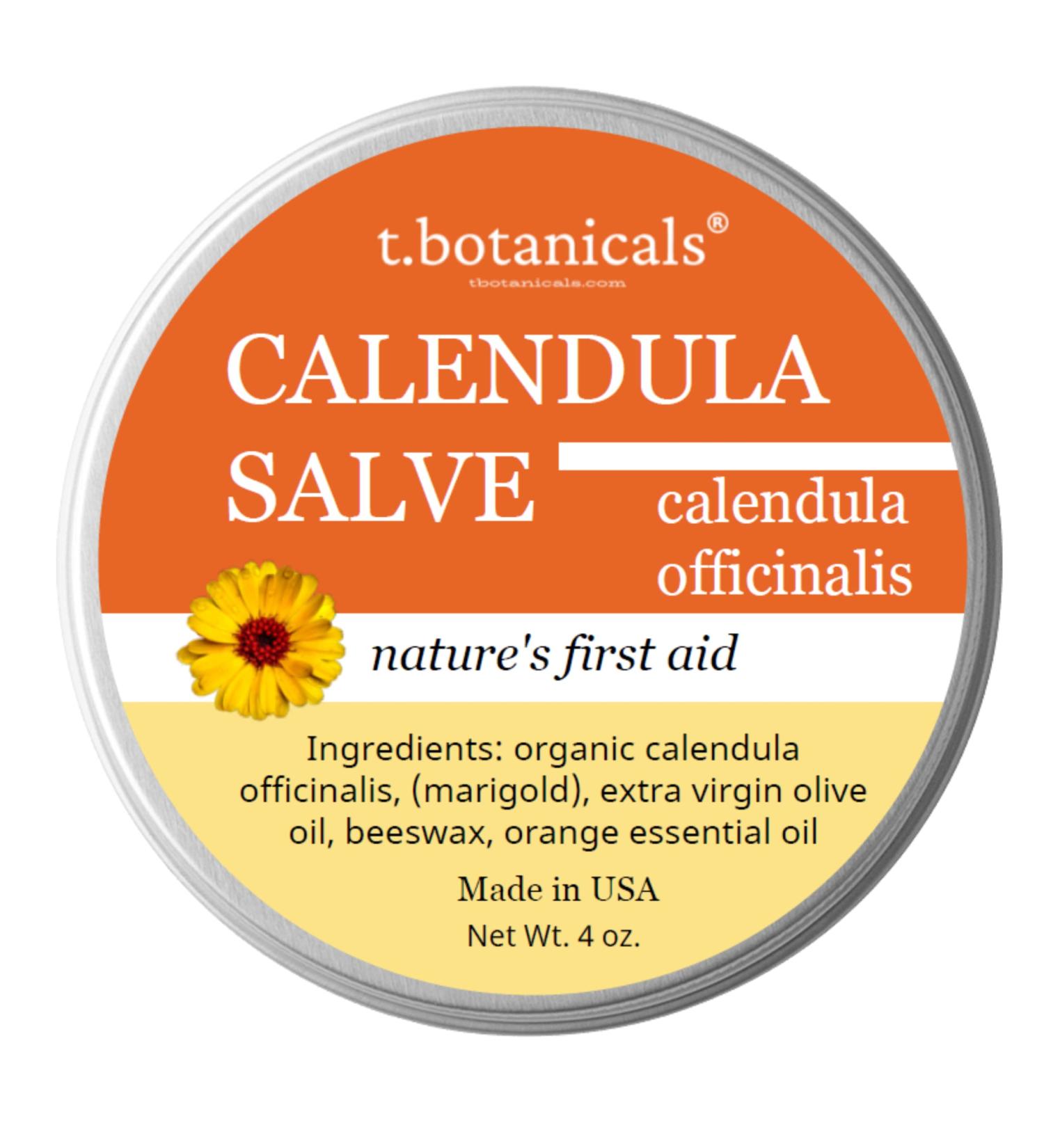 Calendula Salve Skin Soothing Cream - Herbal Moisturizer for Dry Skin - 4 oz (1 Pack) - Buy Online on GoSupps.com