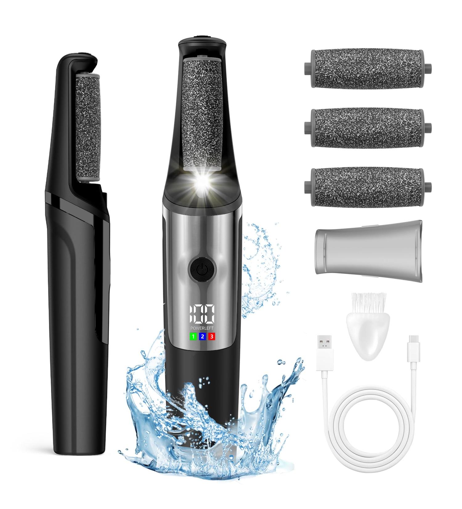 Rechargeable Electric Callus Remover for Feet - Professional Pedicure Tool for Smooth Healthy Skin at Home | Ideal for Men & Women - Buy Online on GoSupps.com