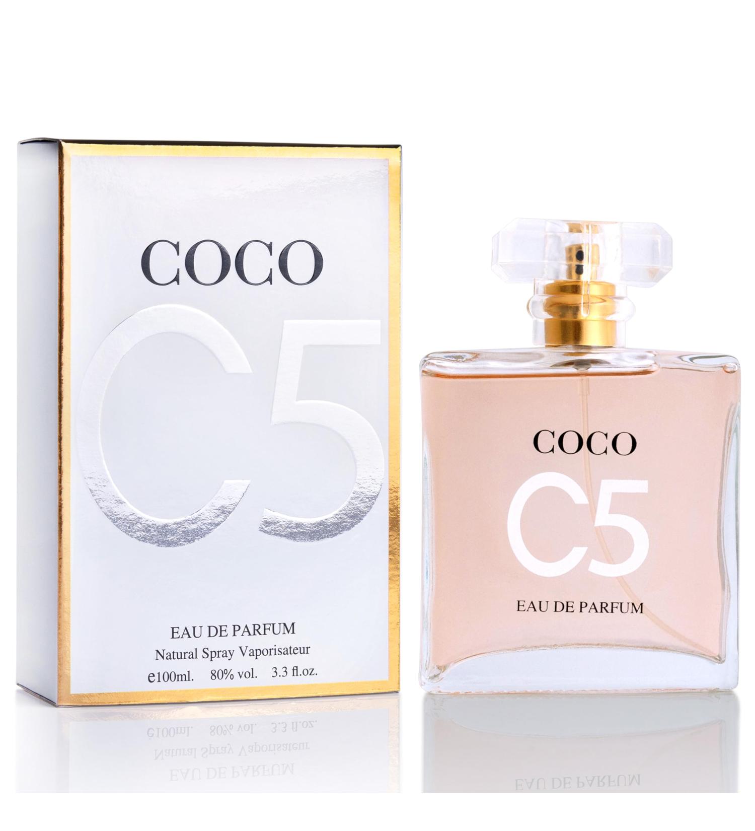 Coco C5 for Women Eau De Parfum - Pure Femininity in a Bottle - Delicate Floral Scents of Jasmine and May Rose - A Fragrance That Will Get You Noticed - Cruelty-Free Perfume Precious Gift for Women - Buy Online on GoSupps.com