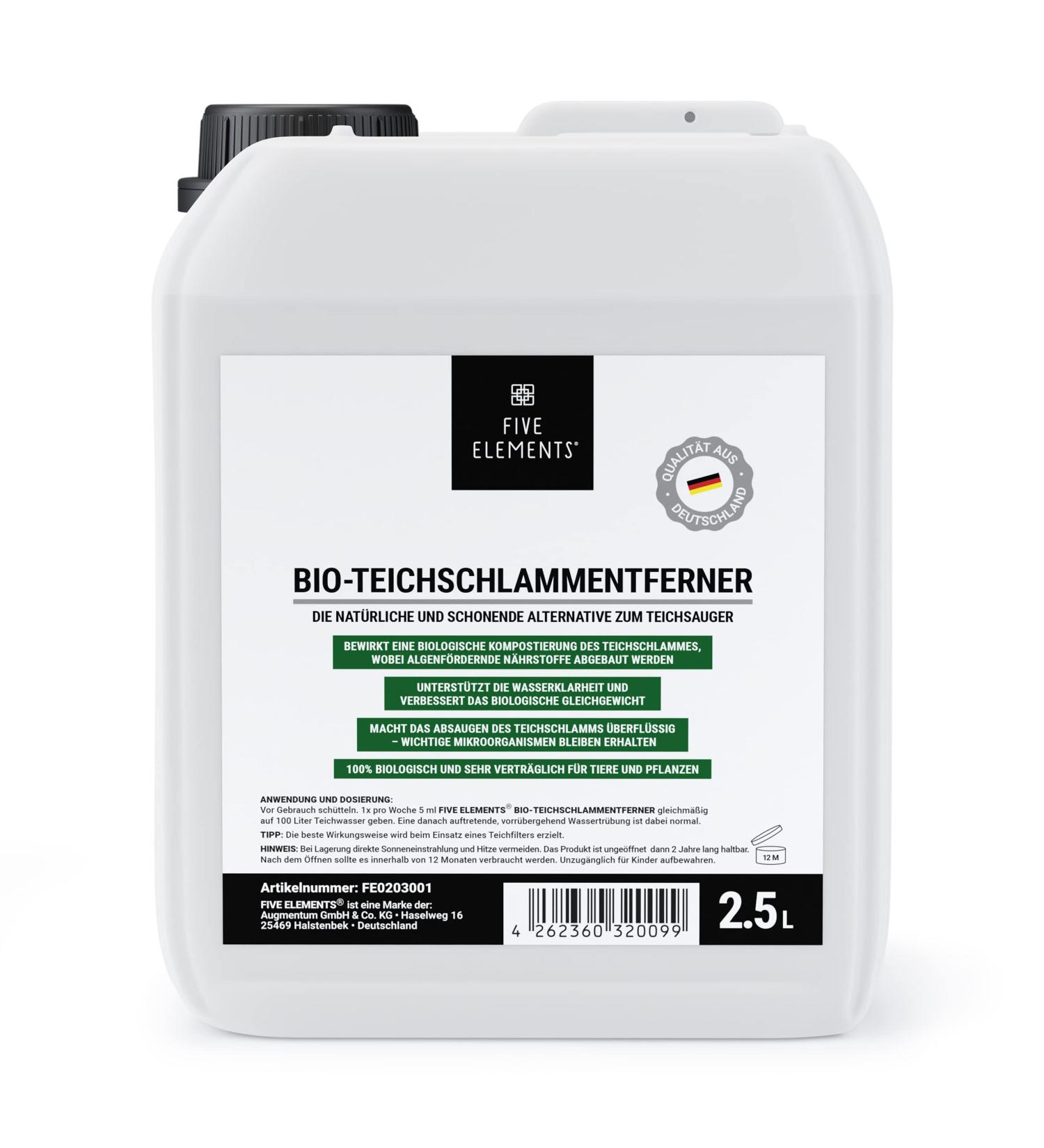 FIVE Elements Bio-Teich Sludge Remover 2.5L | Ideal Spring Pond Care | Enhance Water Quality for International Shipping - Buy Online on GoSupps.com