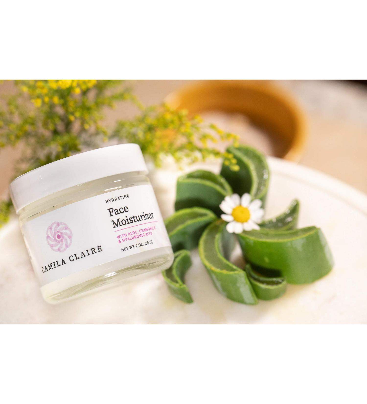 Hydrating Face Moisturizer with Hyaluronic Acid & Aloe Vera | Anti-Aging Skin Care | Intense Hydration & Collagen Boost | 2 Oz - Buy Online on GoSupps.com