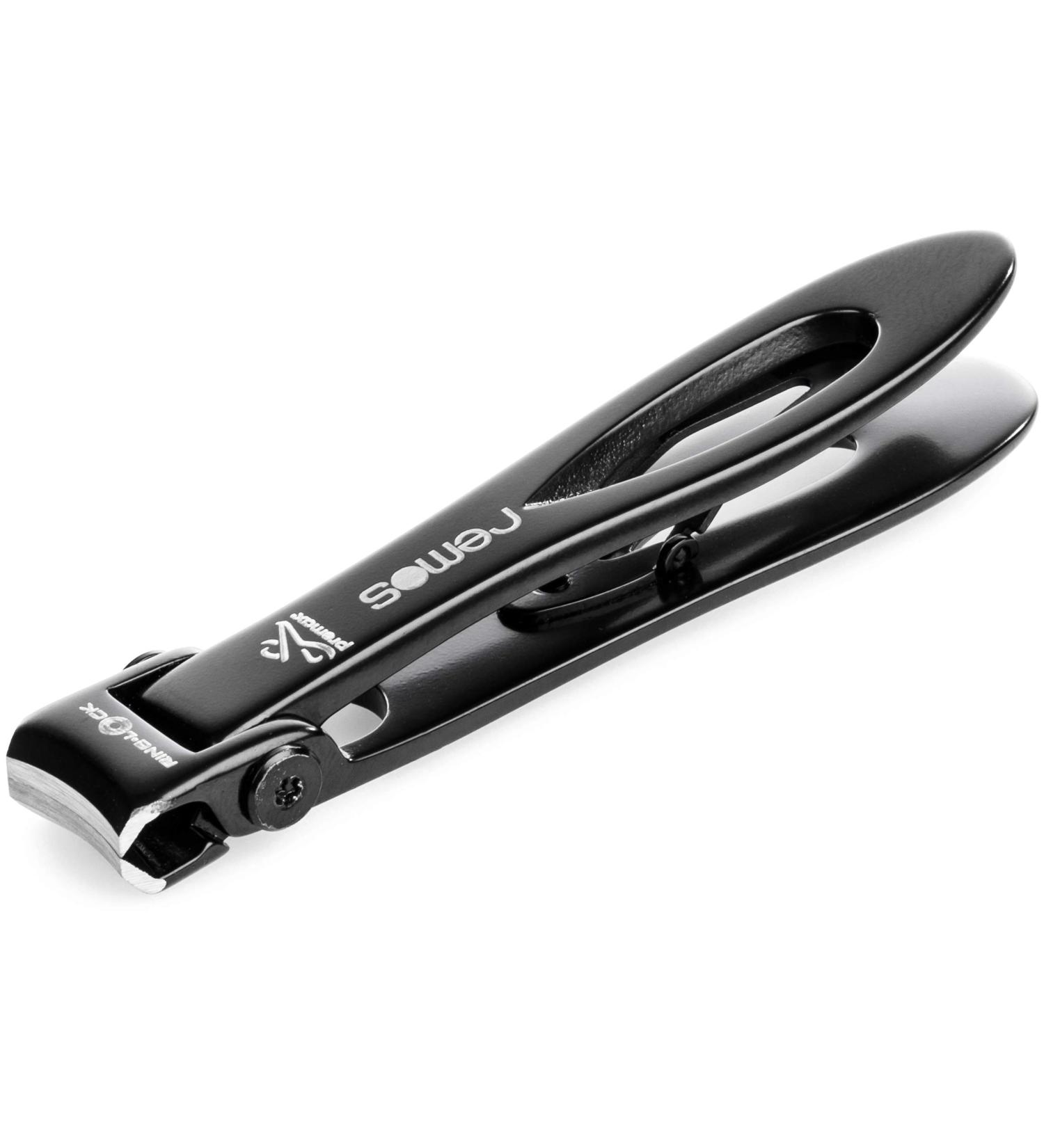 Remos Professional Nail Clippers for Toenails Stainless Steel Black 9 cm - Buy Online on GoSupps.com