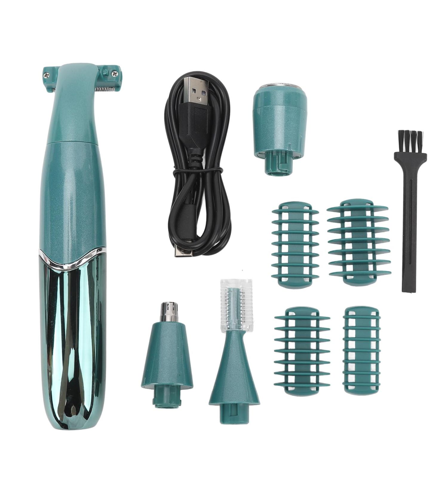 4 in 1 Hair Trimmer for Women - USB Rechargeable Portable Facial & Nose Hair Remover with Specially Designed Blades & Storage Compartment - Buy Online on GoSupps.com