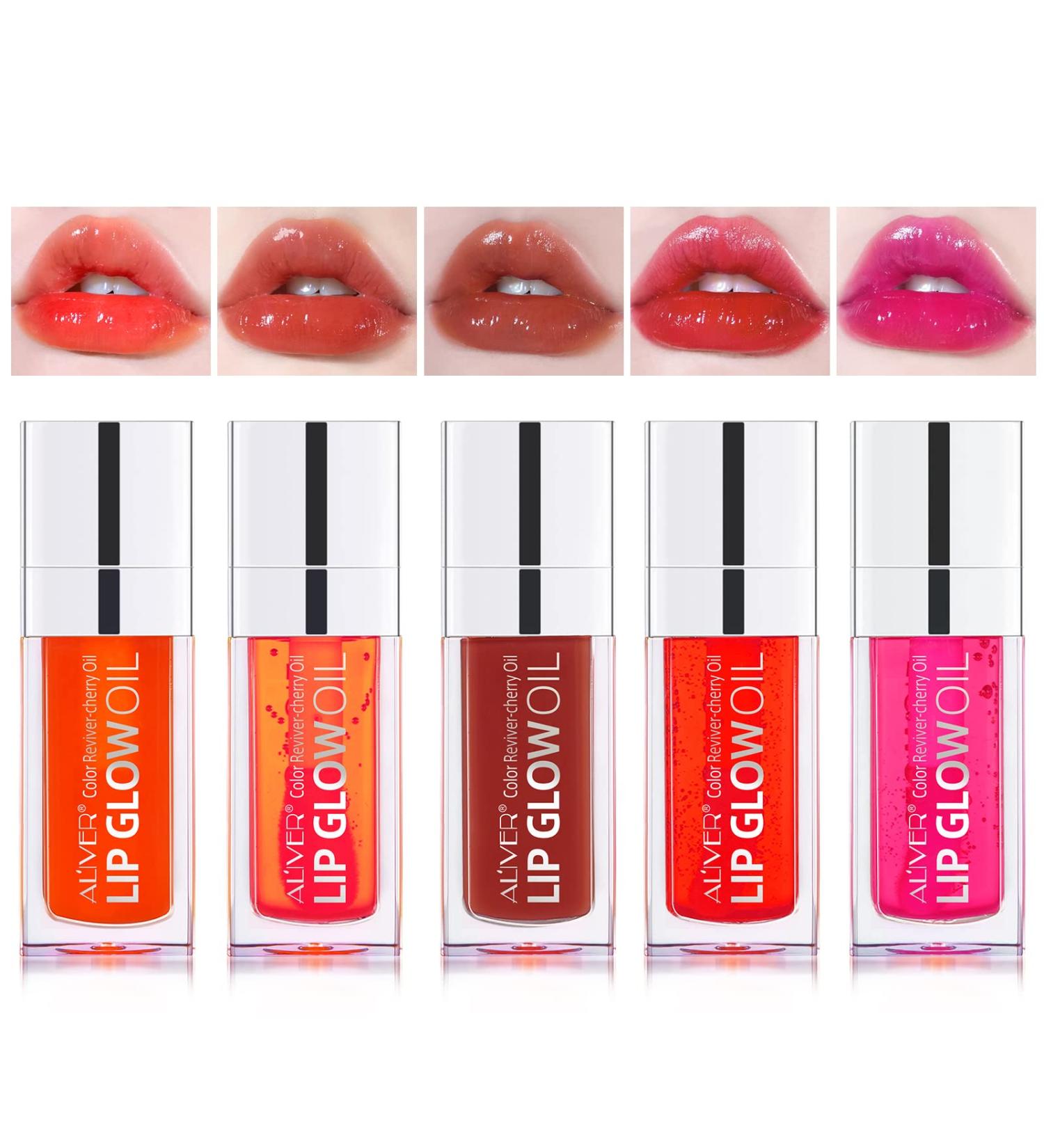 IDUCEN Plumping Lip Oil Set - Hydrating Lip Gloss for Long Lasting Nourishment and Color Reviver - Buy Online on GoSupps.com