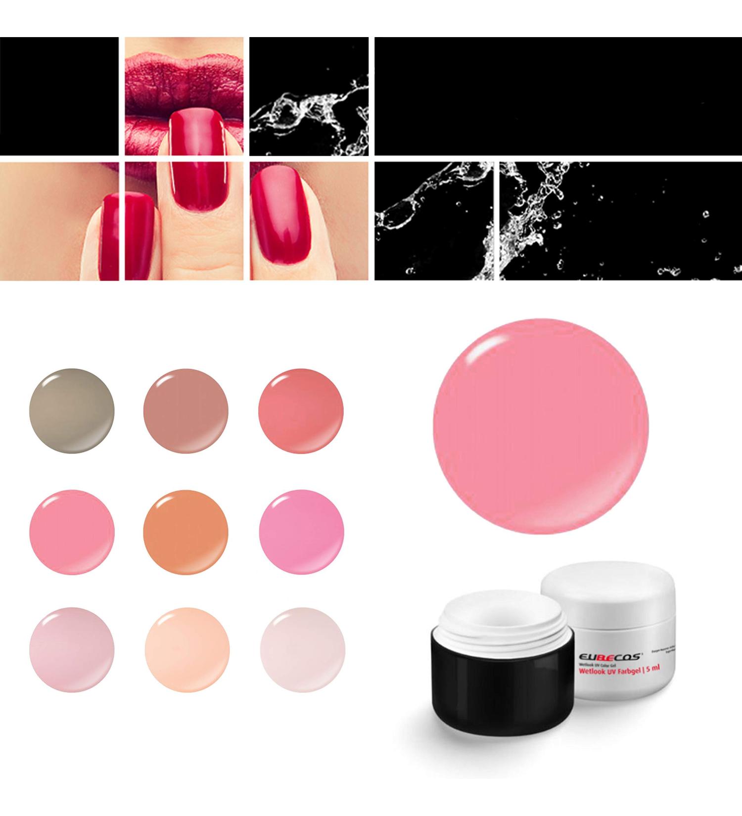 EuBeCos EuBeCos Wetlook WL58 Bullet Slipper Gel UV and LED 5 ml Sweat-Free Studio Quality Made in Germany