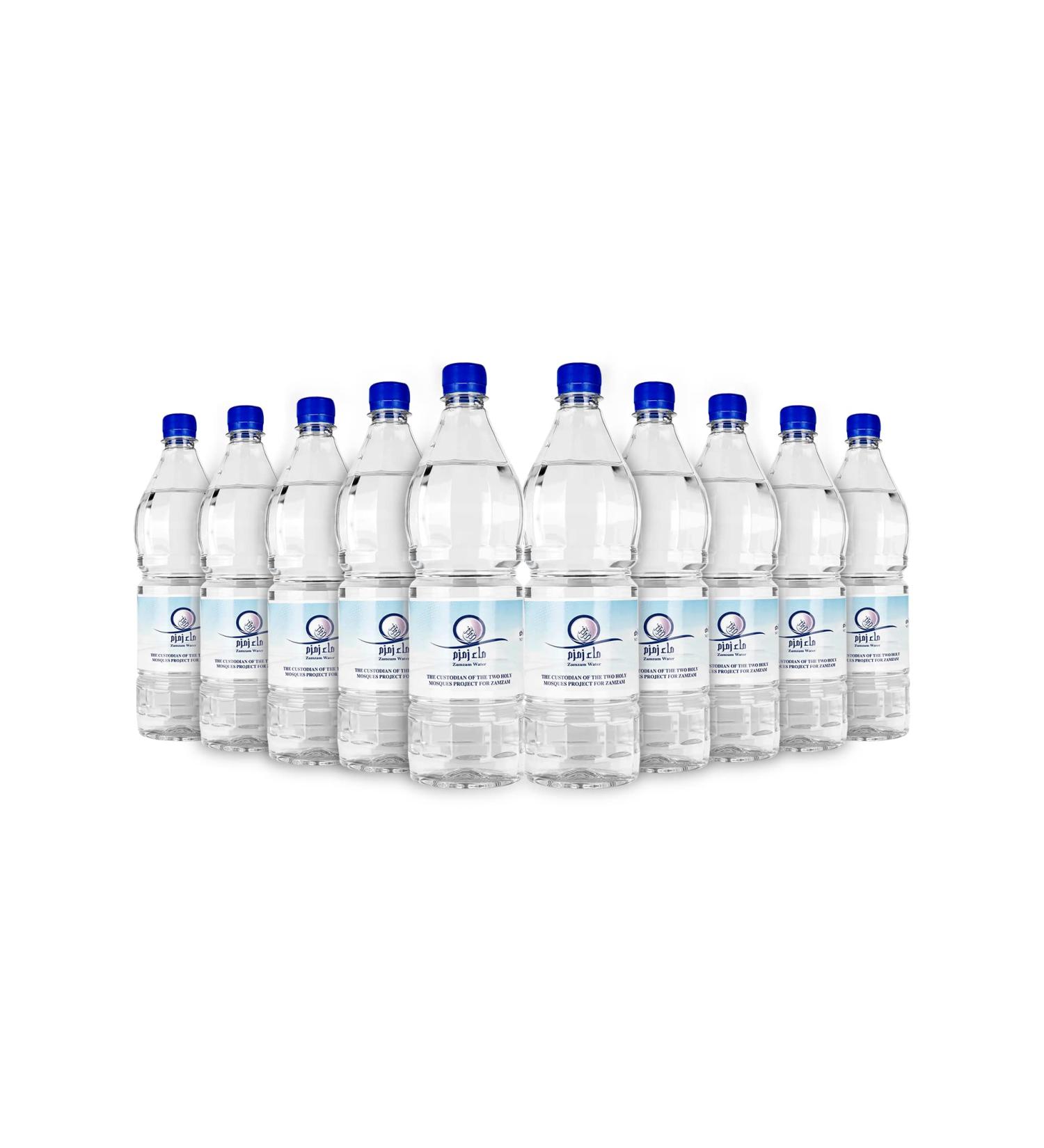 Sunnah Shop 100% Original Zamzam Water - 5L (10 Pack) & 500ml (10 Pack) - Pure Mecca Zemzem Suyu Mineral Still Water for Global Shipping - Buy Online on GoSupps.com