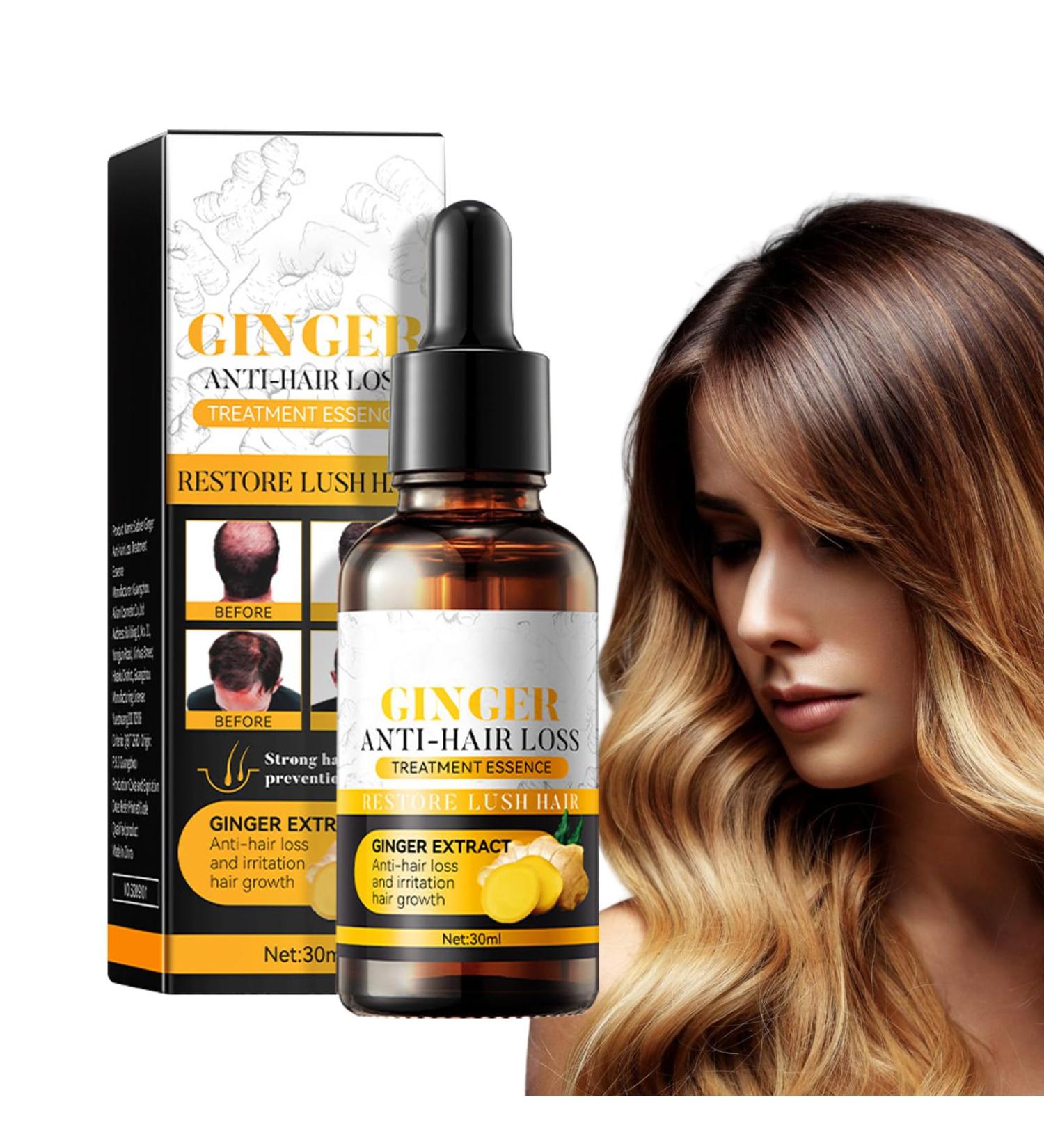Natural Hair Regrowth - Hair Loss Treatment Volume & Root Booster 30ml Moisturizing Hair Treatment for Stronger Hair Plus Anloximt - Buy Online on GoSupps.com