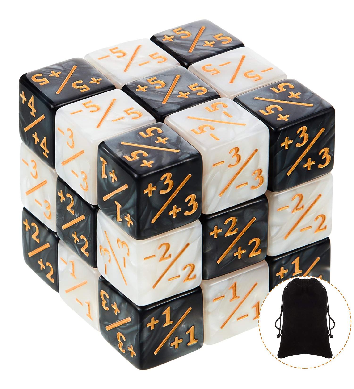 24-Piece Dice Counters Token Set for MTG and CCG Card Game Accessories - Buy Online on GoSupps.com