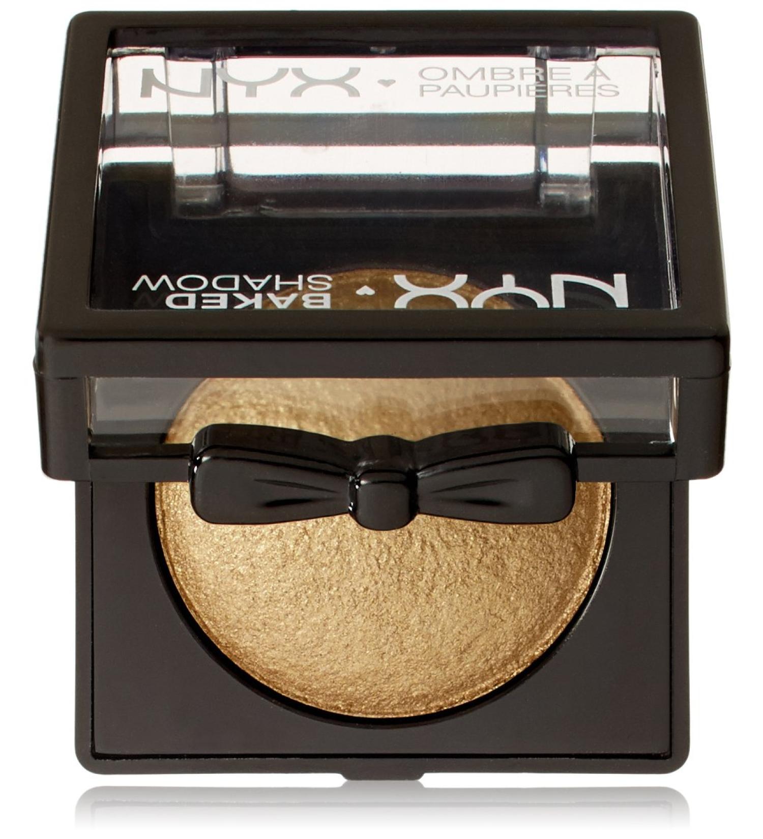 NYX Baked Eyeshadow in Ghetto Gold - 0.1 oz | Professional Eye Makeup - Buy Online on GoSupps.com