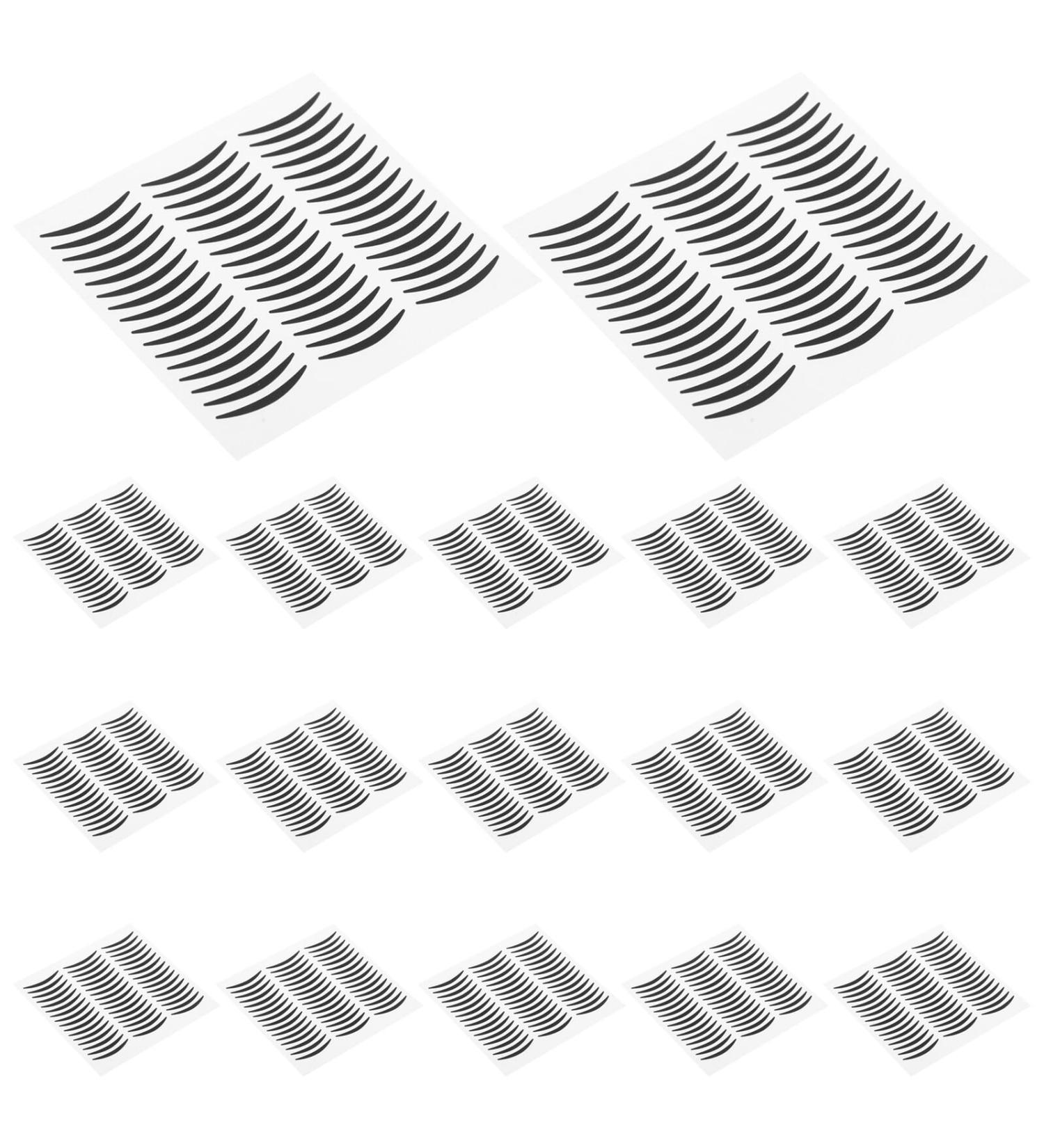 20 feuilles Autocollants Noirs pour Double Paupi re et Eye-liner Bande Adh sive Fine Invisible Effet Naturel et Confortable Maquillage Smoky pour F tes et Usage Quotidien - Buy Online on GoSupps.com