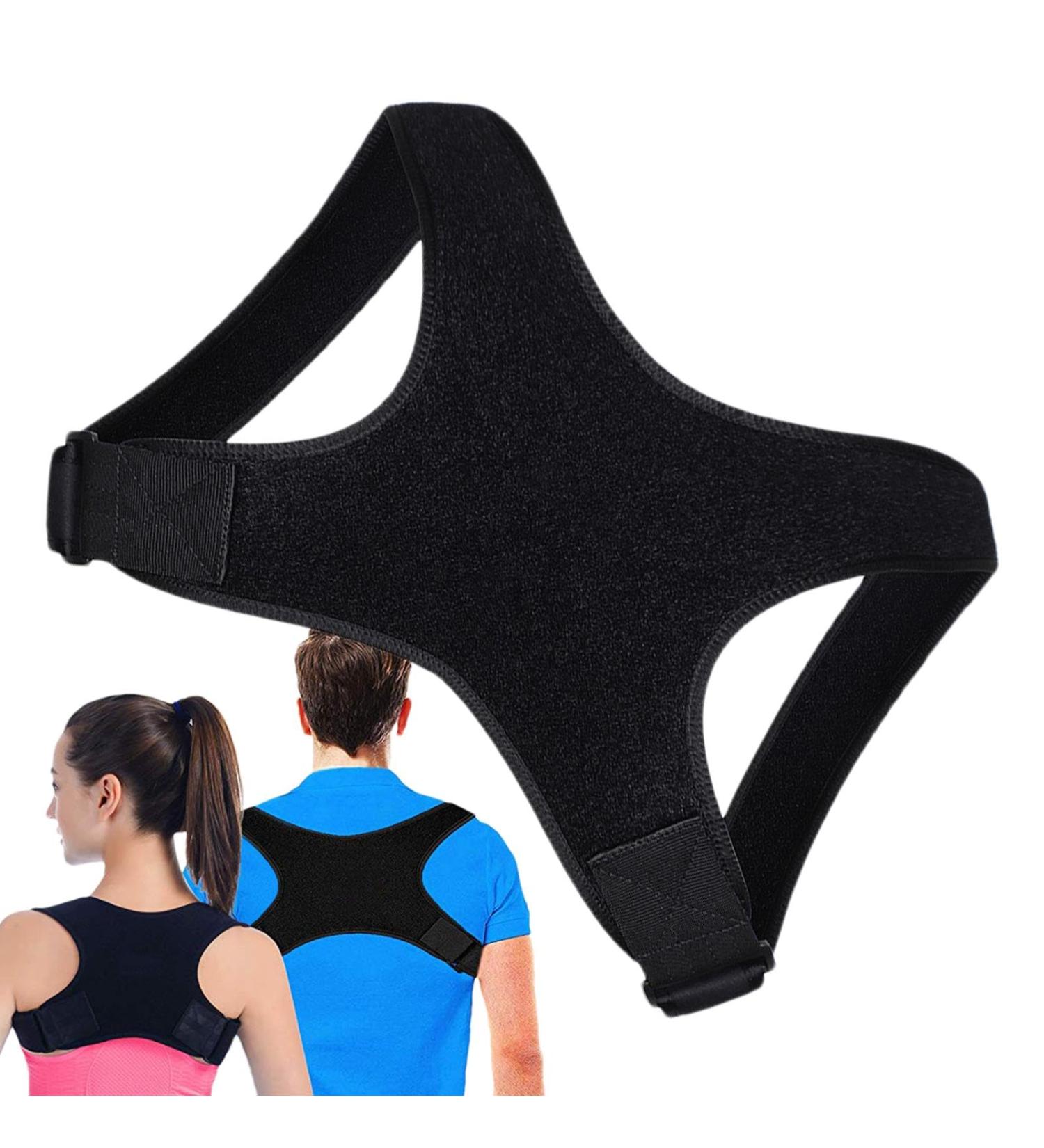 Upper Back Brace Back Straightener - Soft Breathable Upper Back Brace Back Support Shoulder Brace with Adjustable Fit for Daily Comfort - Buy Online on GoSupps.com