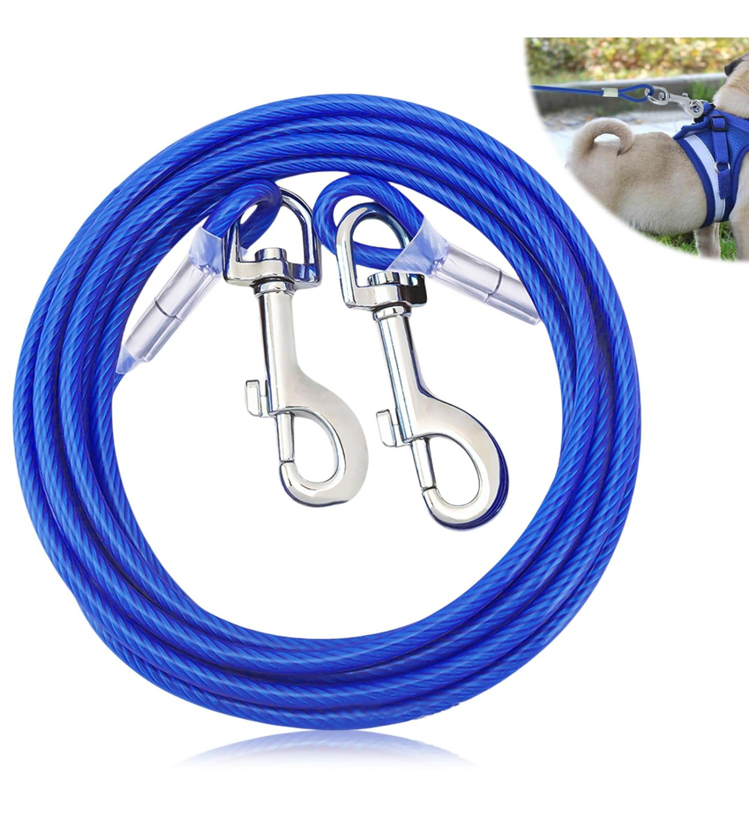10m Tie-Out Line for Dogs | Durable Drag Line for Large Medium & Small Dogs | Safe & Reliable Courting Linen - Buy Online on GoSupps.com