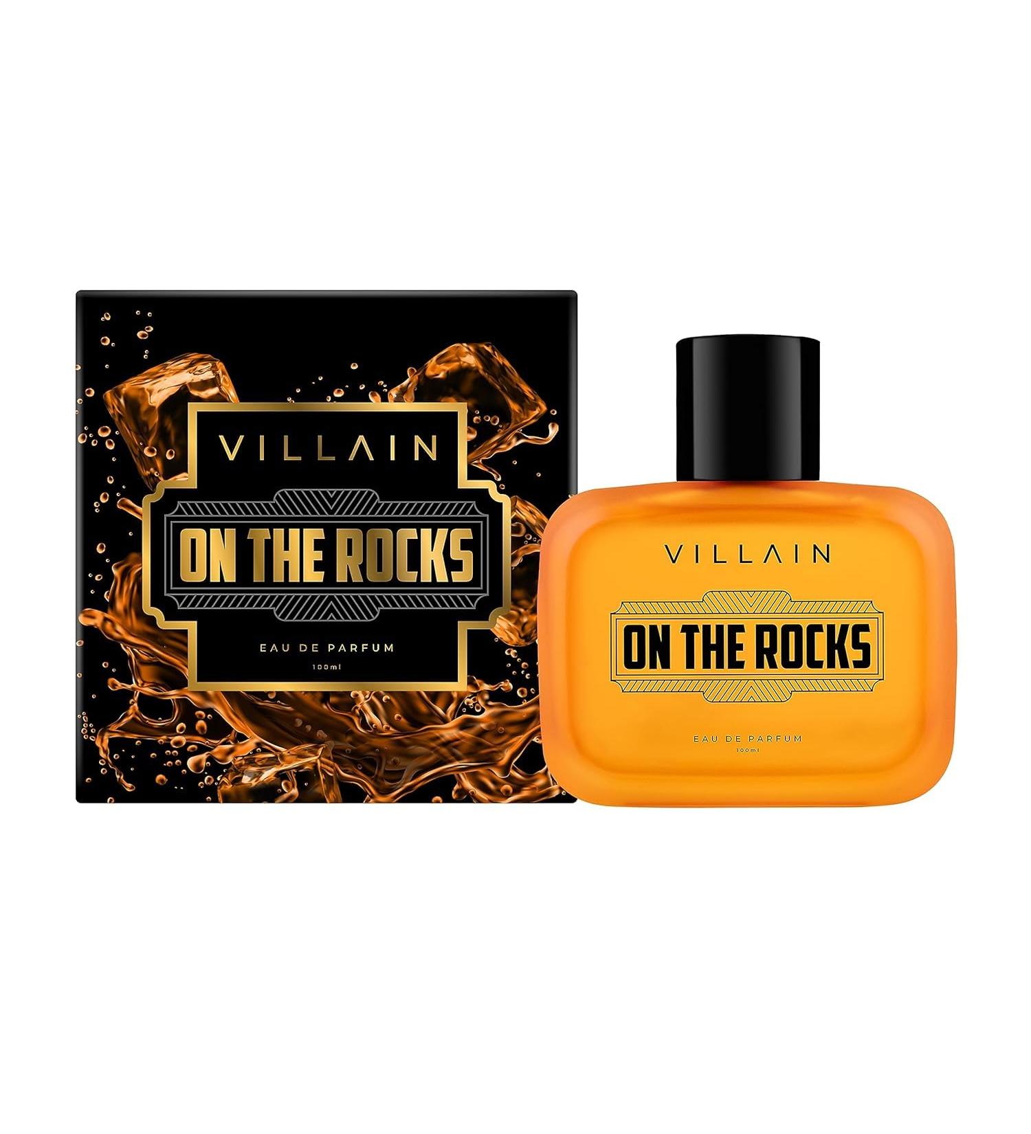 Villain On The Rocks Eau de Parfum for Men | Woody & Citrus Long Lasting Fragrance - 100ml - Buy Online on GoSupps.com