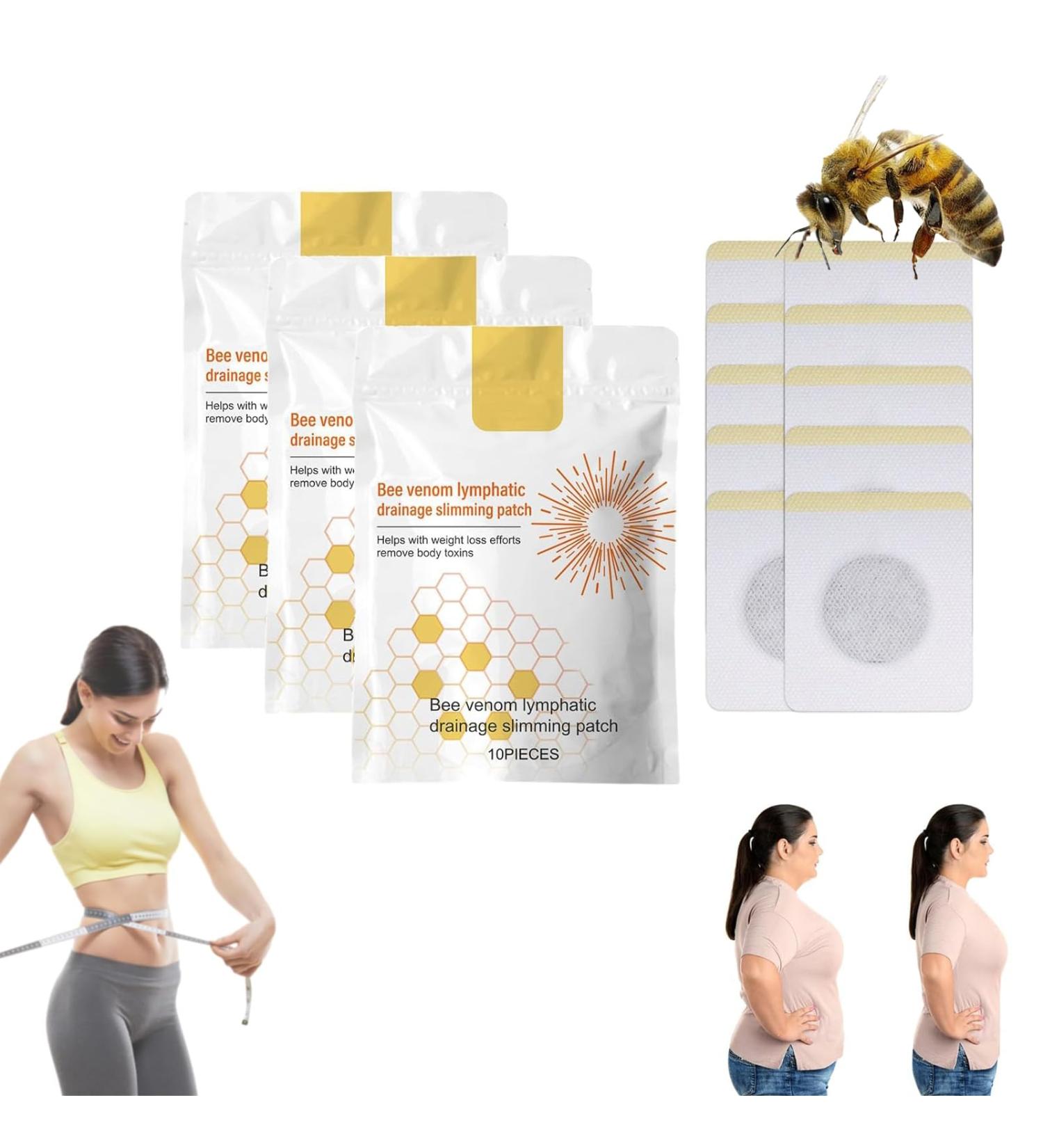 Bee Venom Slimming Patches 3 Pack - Natural and Safe Solution for Men and Women - Buy Online on GoSupps.com