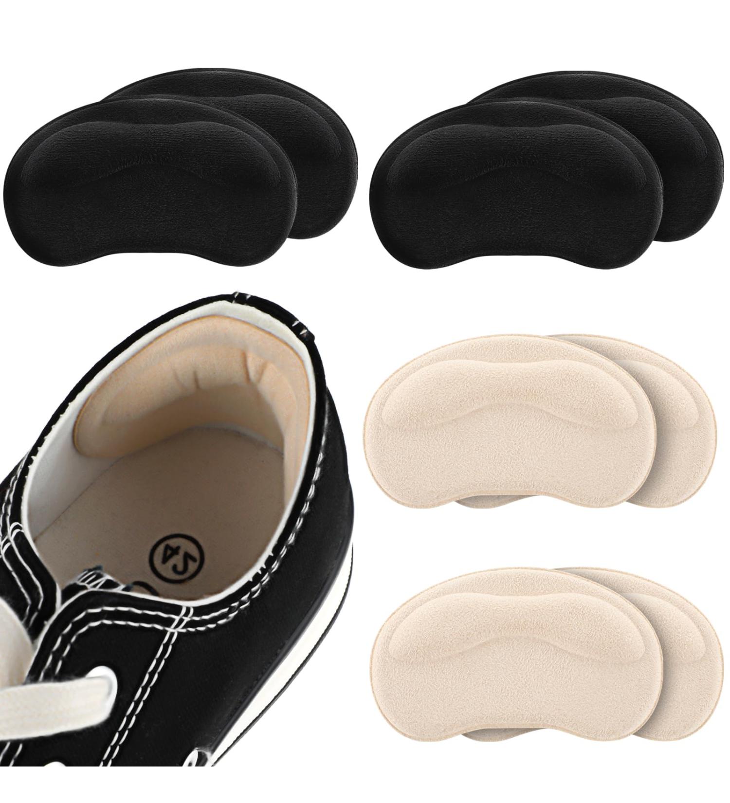 Wllhyf 4 Pairs Heel Handles & Shoe Pads | Self-Adhesive Foot Cushions for Loose Shoes | Cuttable Inserts for Men & Women - Buy Online on GoSupps.com