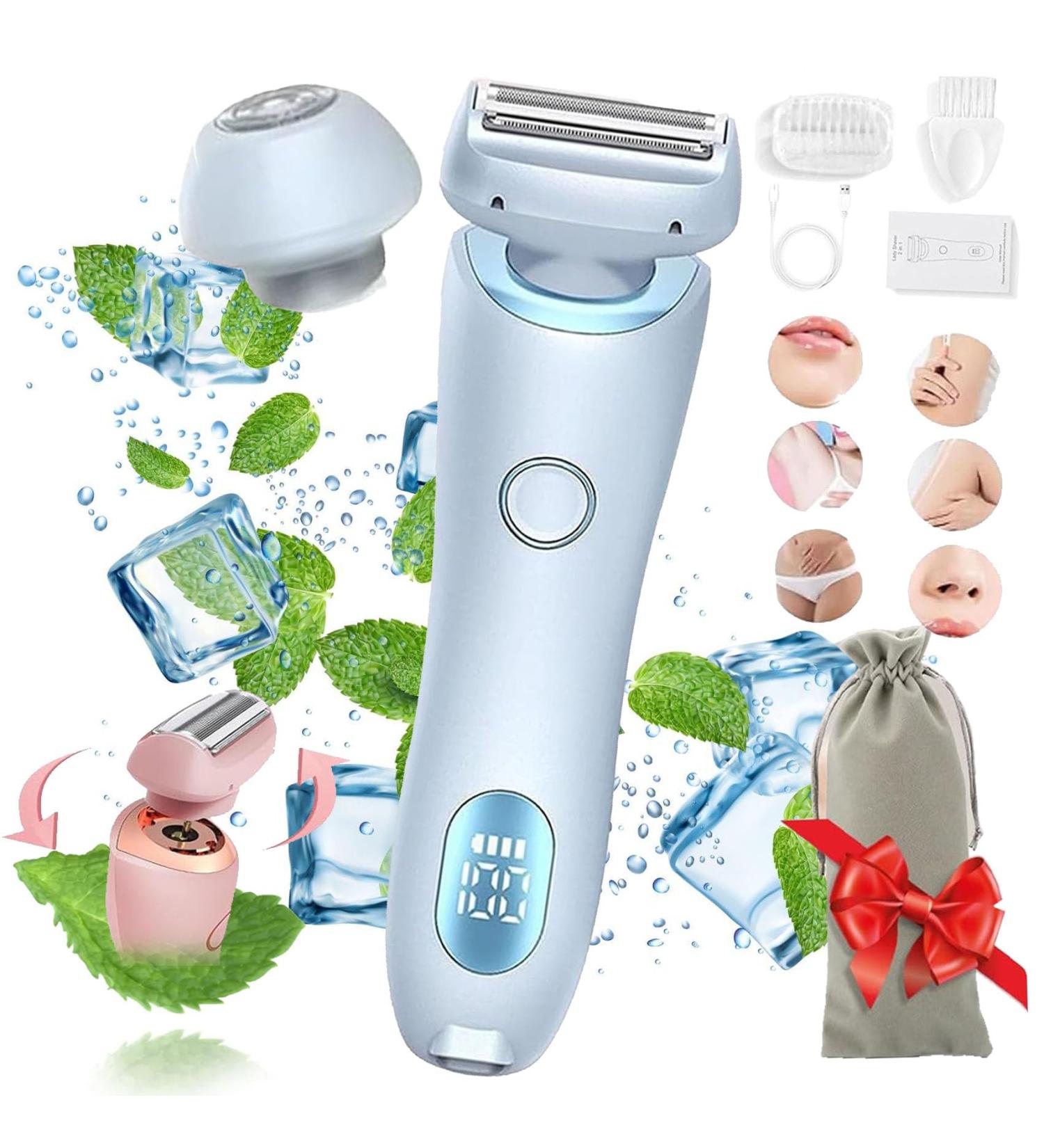 Modira Shaver Gleam Pro 3.0 Shaver for Women by Women (Blue) - Buy Online on GoSupps.com