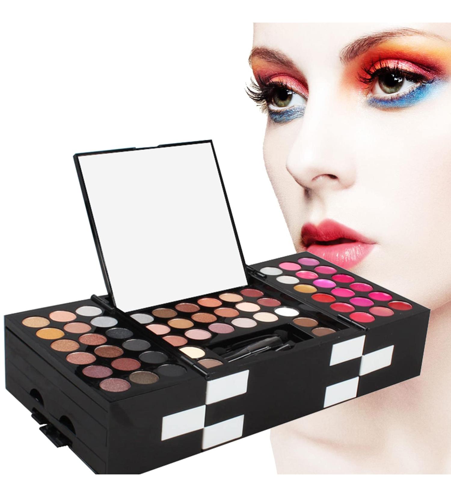 142 Colors Make up set teenagers girls Cosmetic Palette Set include Eyeshadow Palette Lipstick Blush Foundation Concealer Face Powder Mascara Lipgloss Brush for Every Woman 142PCS - Buy Online on GoSupps.com