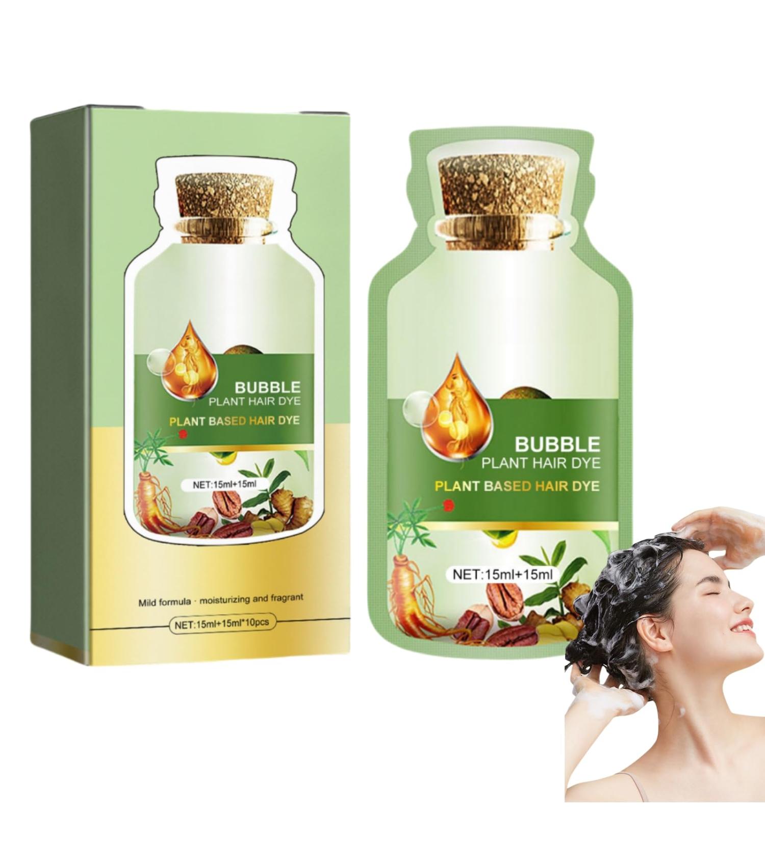 Pure Plant Extract for Gray Hair Natural Black Hair Dye Natural Black Hair Dye Safe - Buy Online on GoSupps.com
