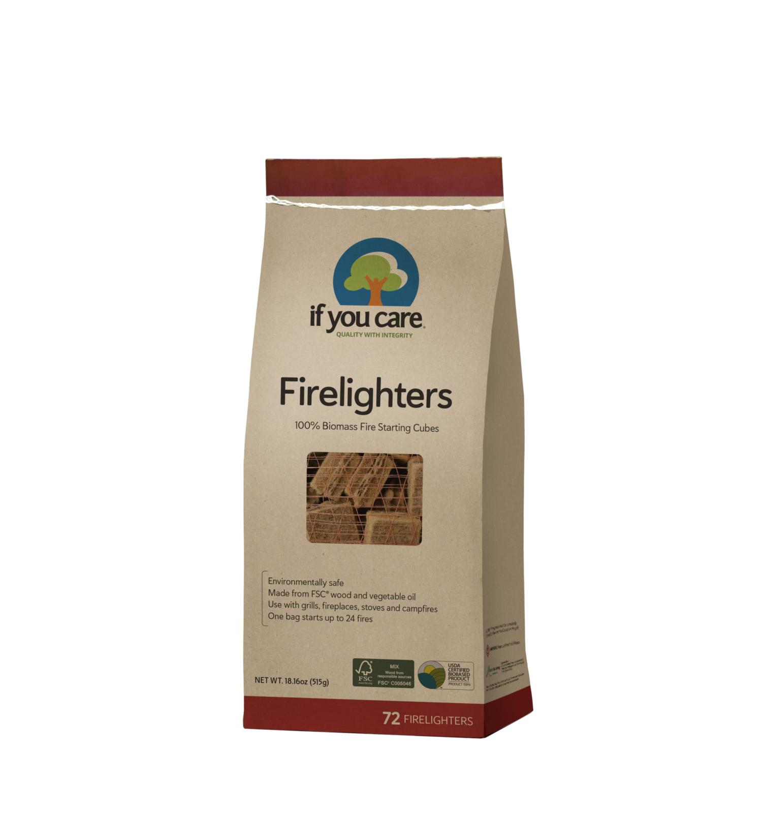 If You Care Firelighters - FSC Certified, 72 ct