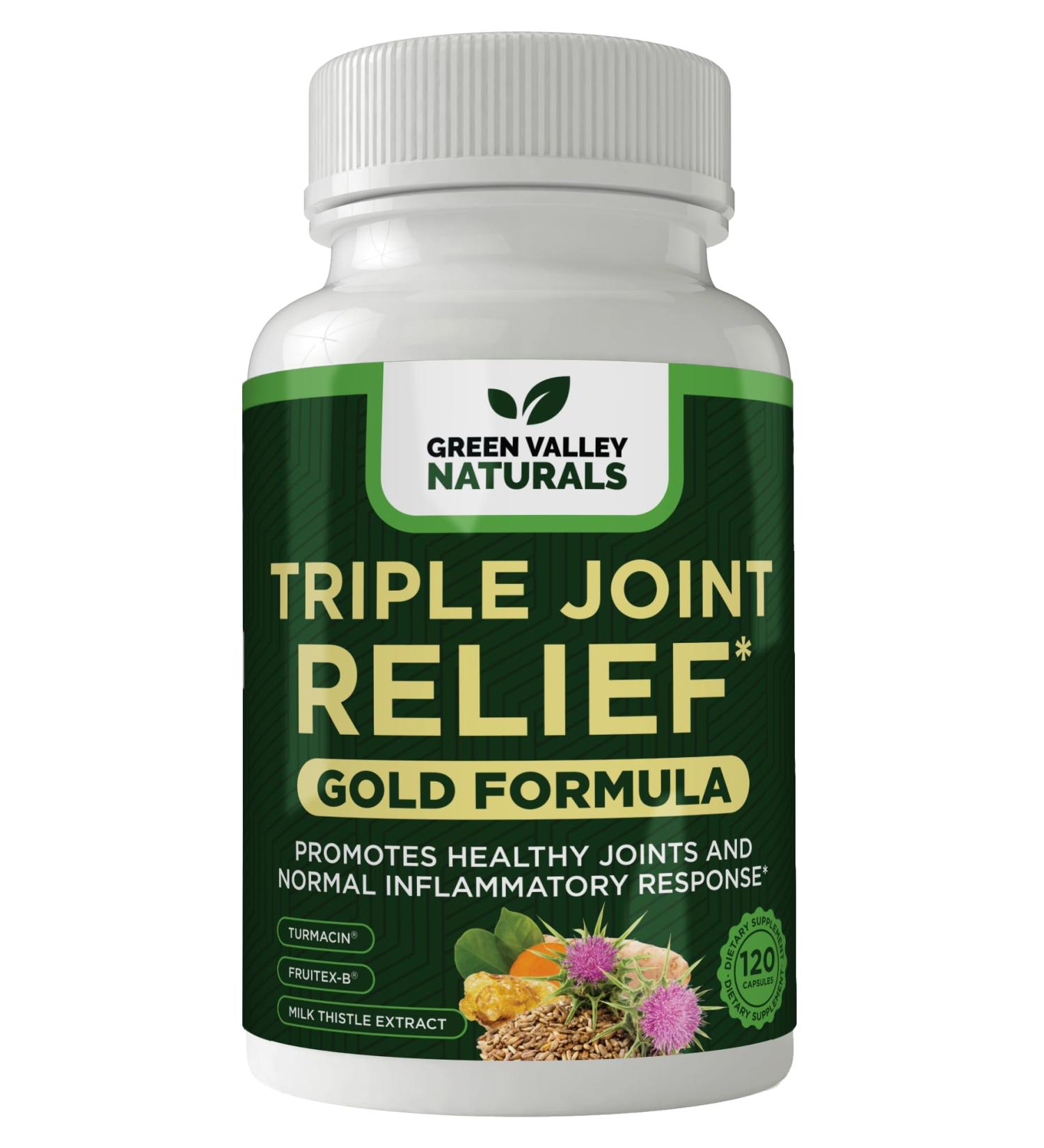 GREEN VALLEY NATURALS Triple Joint Relief Gold (1) - Buy Online on GoSupps.com