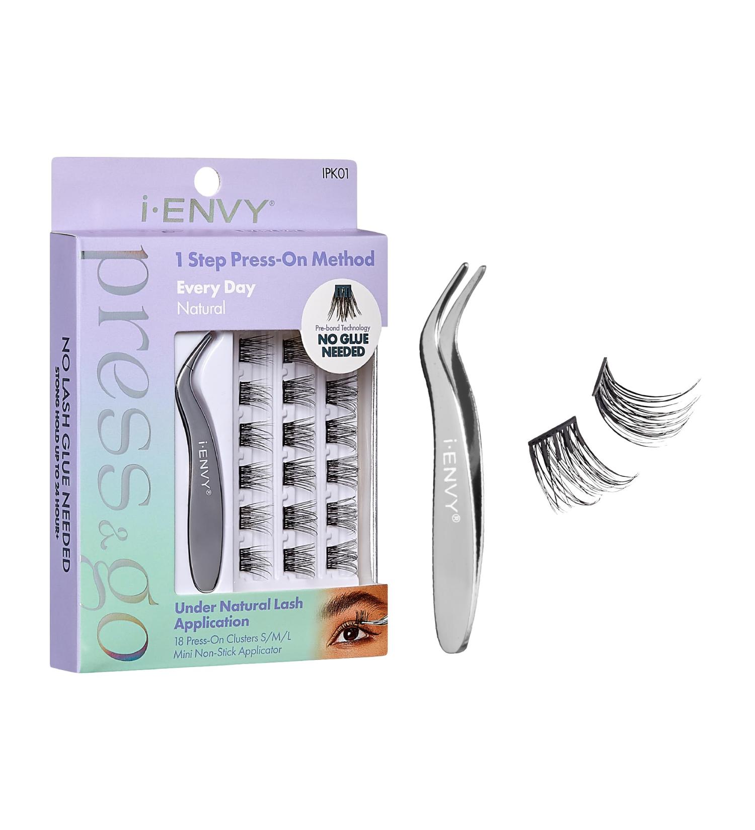 i-ENVY Press&Go Self Adhesive Eyelashes Kit | No Glue Easy Application Natural Look Shop Internationally - Buy Online on GoSupps.com