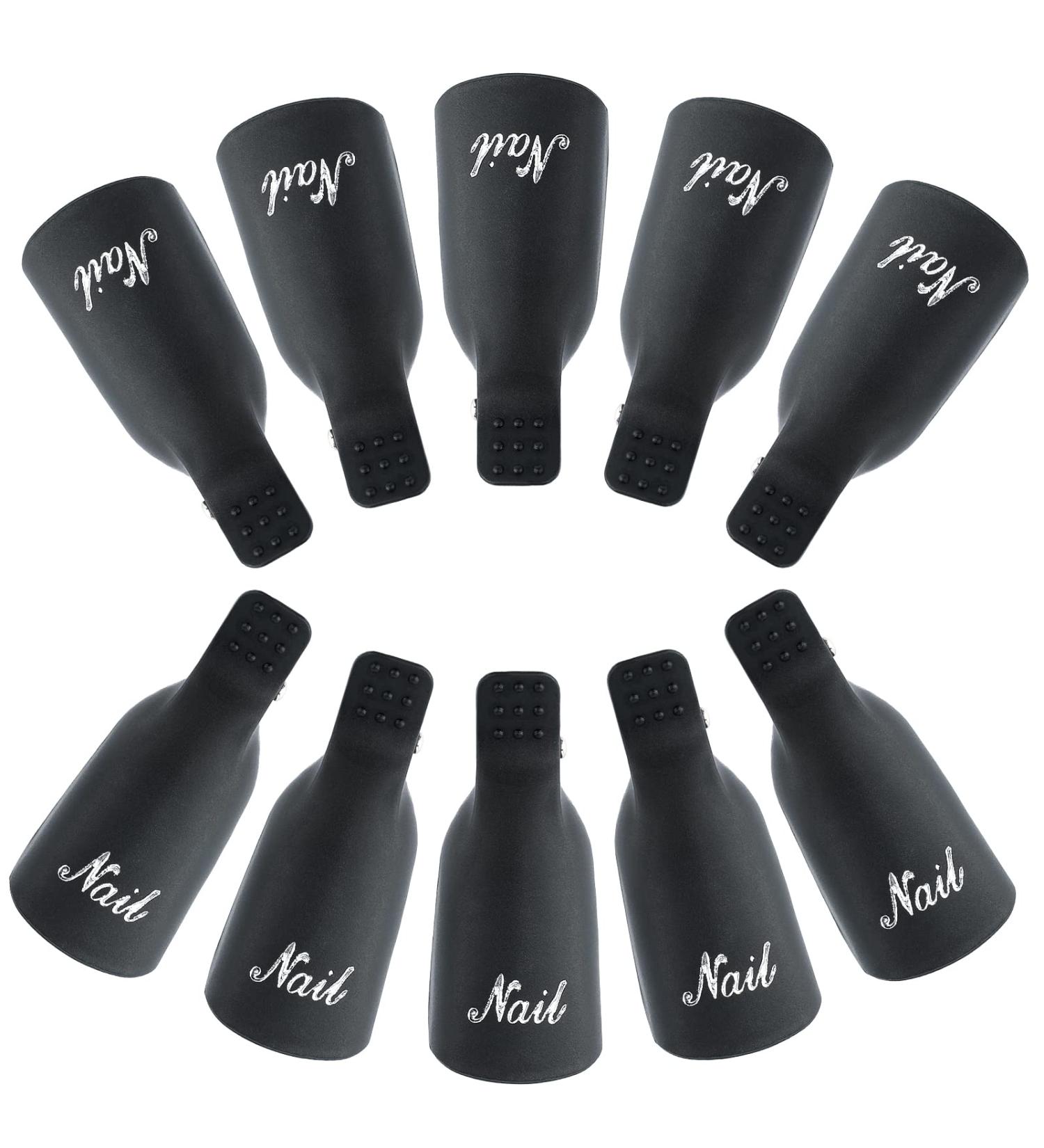 G2PLUS Gel Nail Remover Clips - Set of 10 Plastic Nail Soak Off Clips for Easy Gel Polish Removal - Buy Online on GoSupps.com