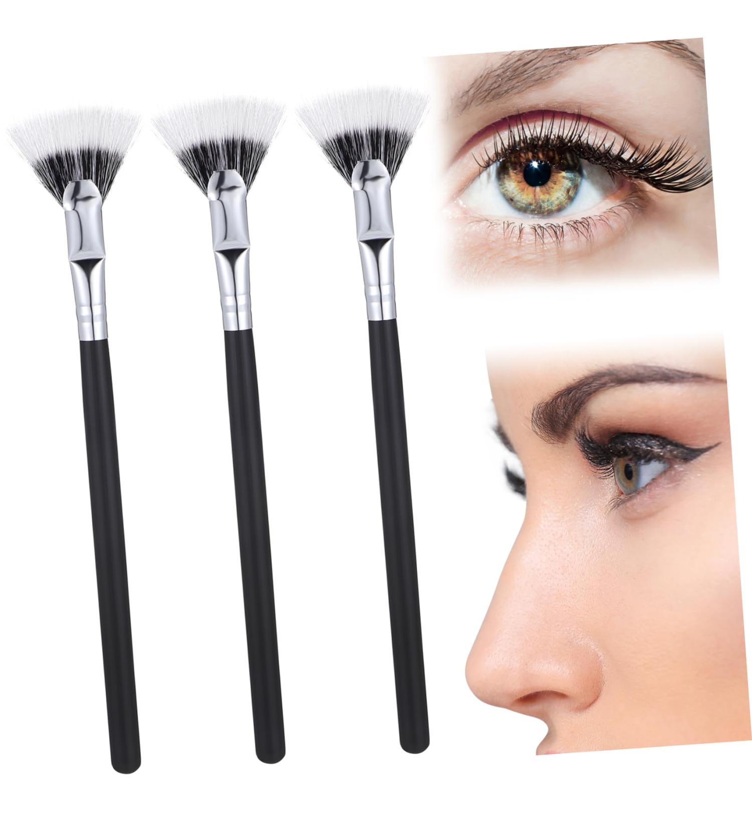 3pcs Eyelash Brush Set - Eye Makeup Brushes for Extensions Mascara & Lash Separation - Buy Online on GoSupps.com