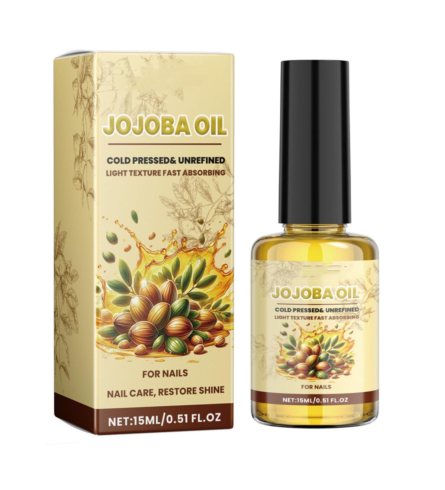 Huile de jojoba pour cuticules pour ongles huile de jojoba avec vitamine B et E Hydrate r pare et favorise la croissance des ongles Adoucissant cuticules pr vient la s cheresse des ongles pour - Buy Online on GoSupps.com