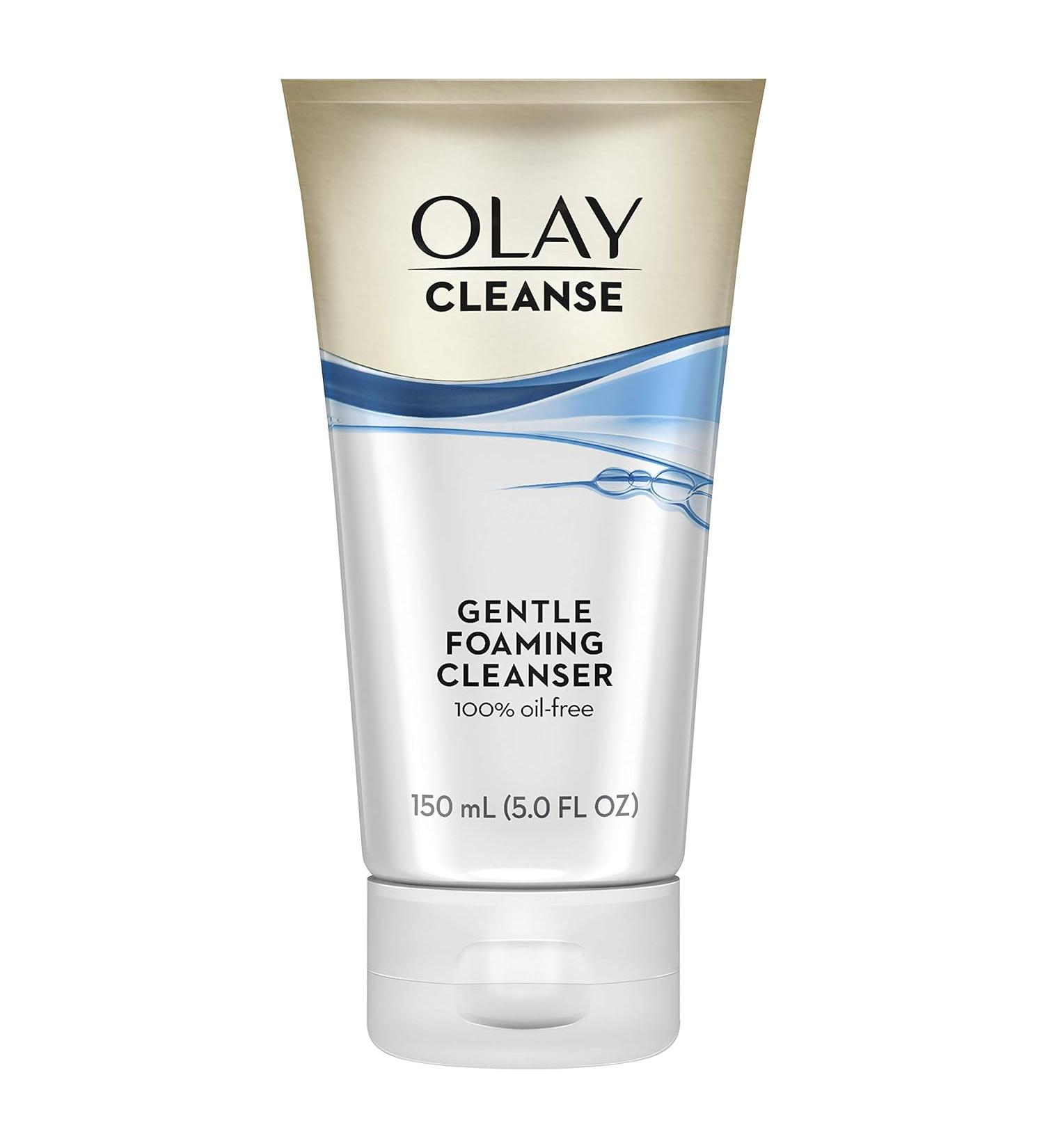 Olay Gentle Foaming Cleanser 5 fl oz - Best Facial Cleanser for All Skin Types - Buy Online on GoSupps.com