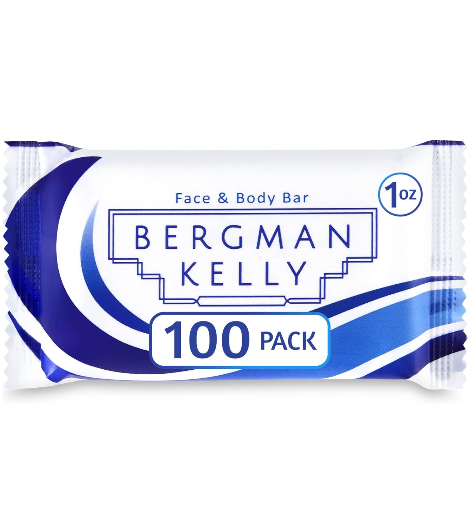 Bergman Kelly Hotel Soap Bars White Tea 1 oz 100 PK - Luxury Bulk Amenities for Airbnb, Motel & Guest Bath - Buy Online on GoSupps.com