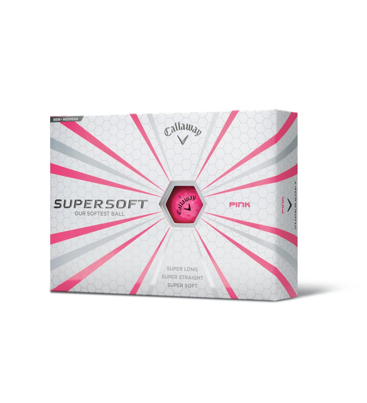 Callaway Supersoft Golf Balls - Prior Generation (One Dozen, Pink) - Buy Online on GoSupps.com