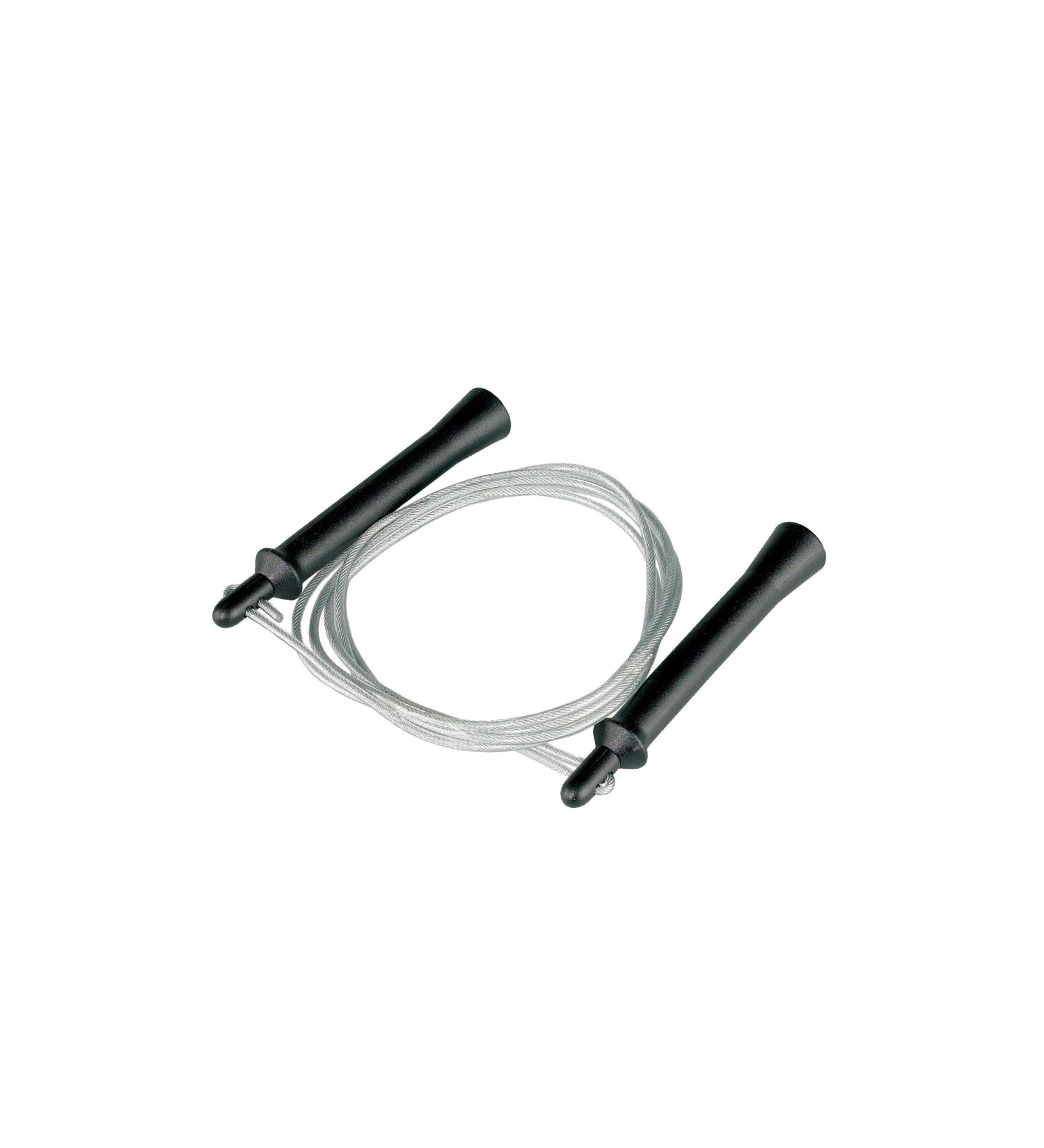 KWON Skipping Rope Bronx black 270cm 4080110 Single