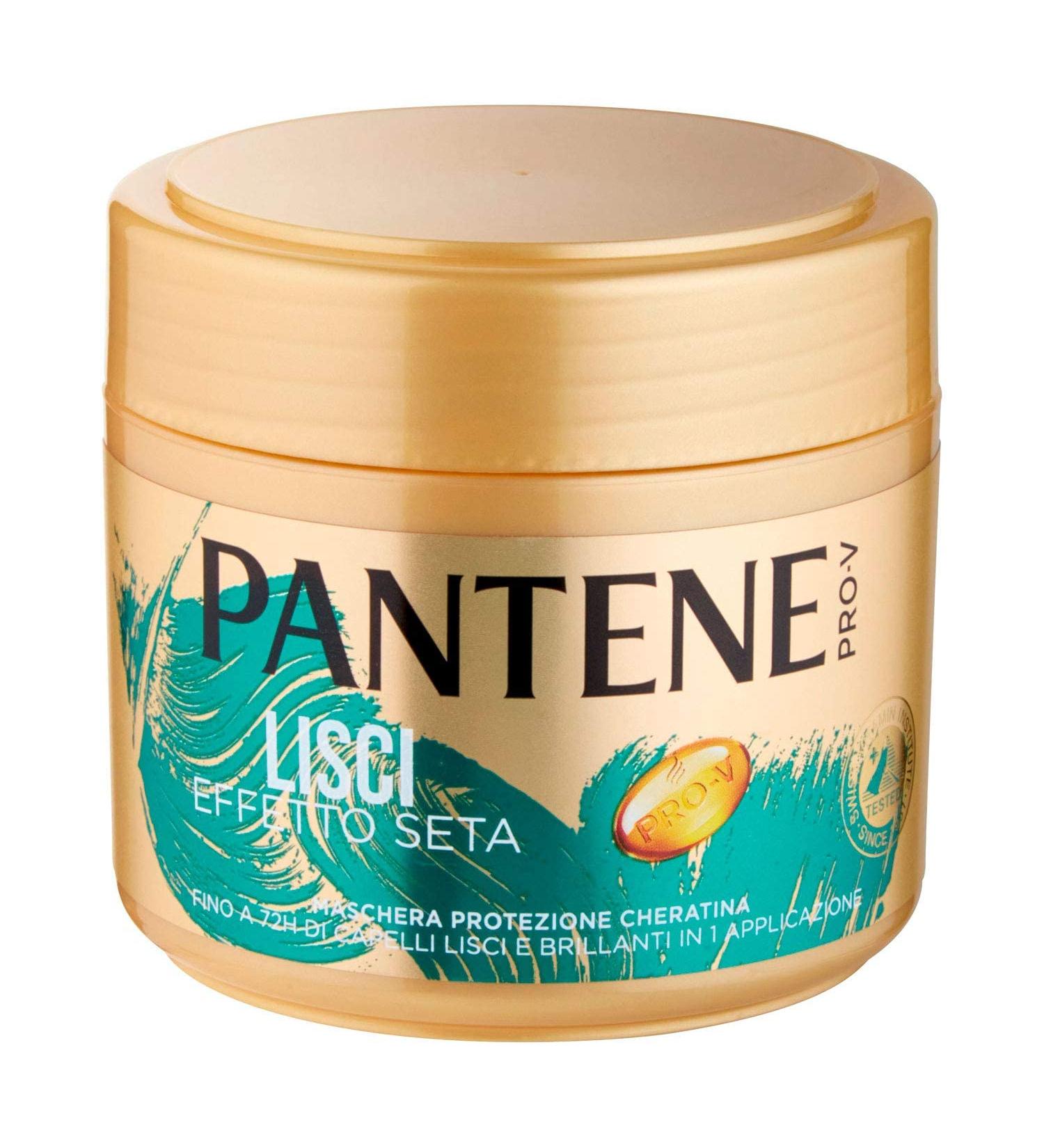 Pantene Pro-V Straight Mask Silk Effect Keratin Protection for Frizzy Hair 300ml