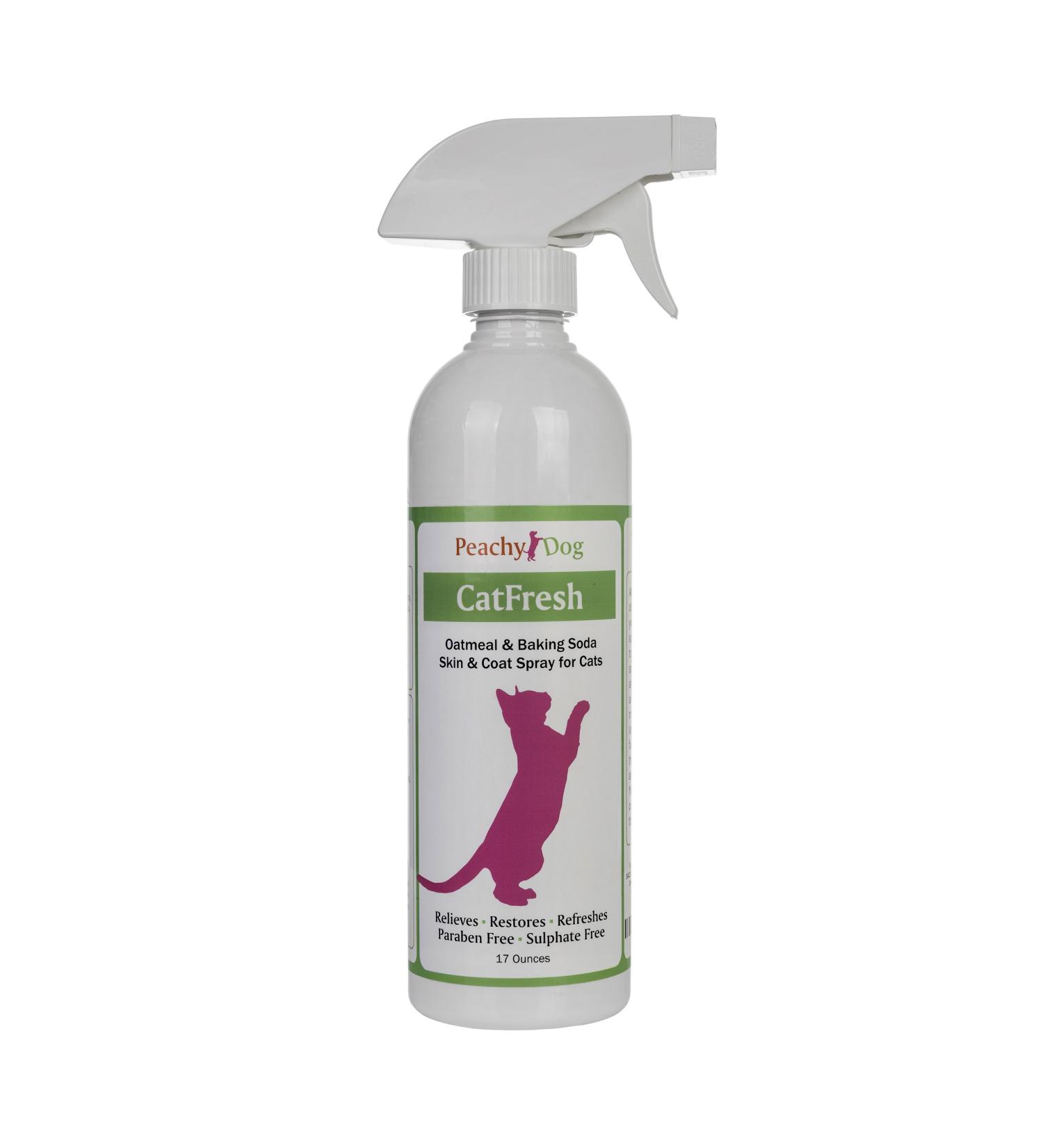 CatFresh Oatmeal Skin & Coat Spray | Cleanses, Detangles & Soothes Irritations | Moisturizes, Rejuvenates & Neutralizes Odors - Buy Online on GoSupps.com