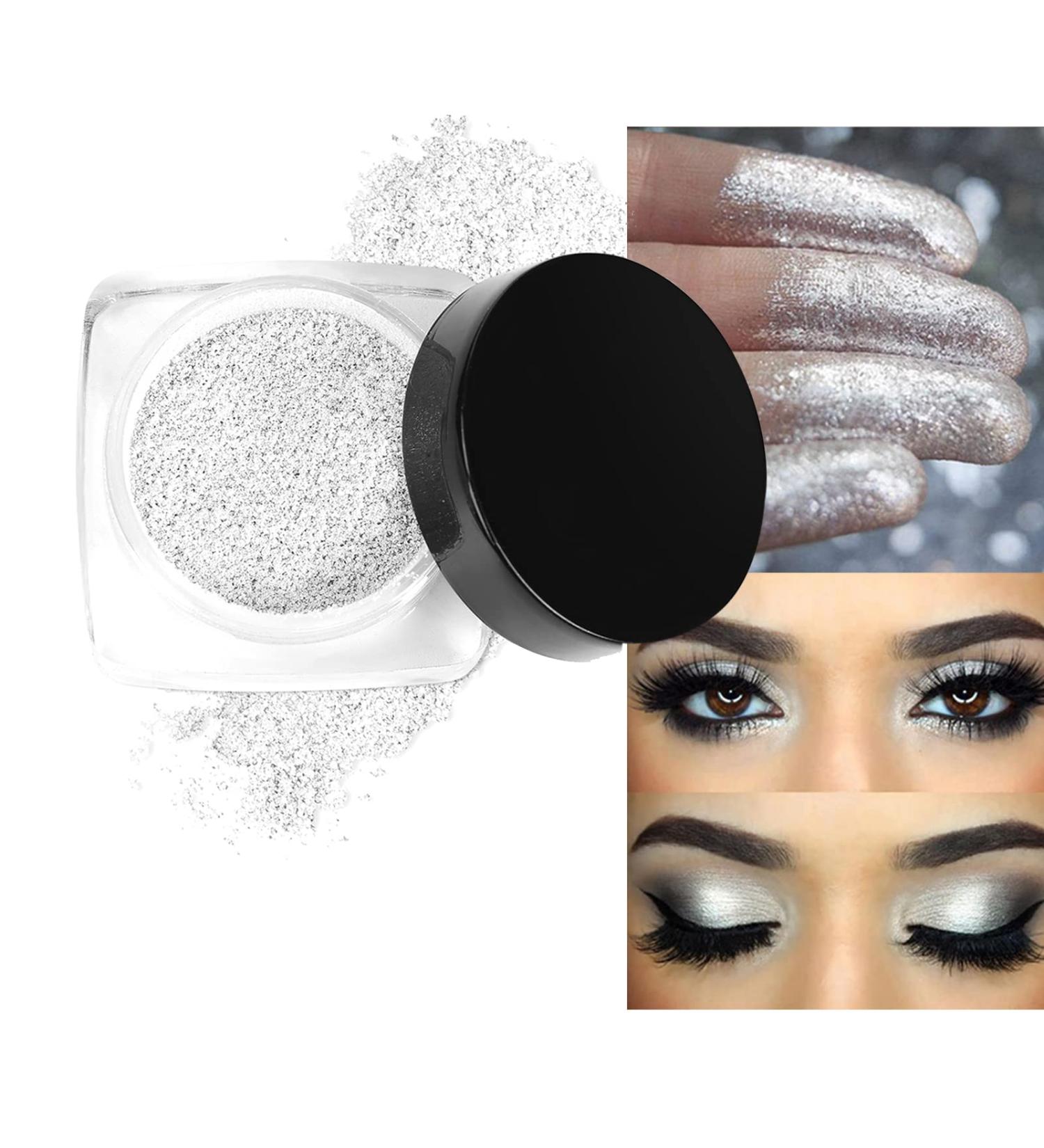 Ultra Pigment Shimmering Eyeshadow - Metallic Sheer Iridescent Loose Highlighter #11 for Stunning International Glam - Buy Online on GoSupps.com