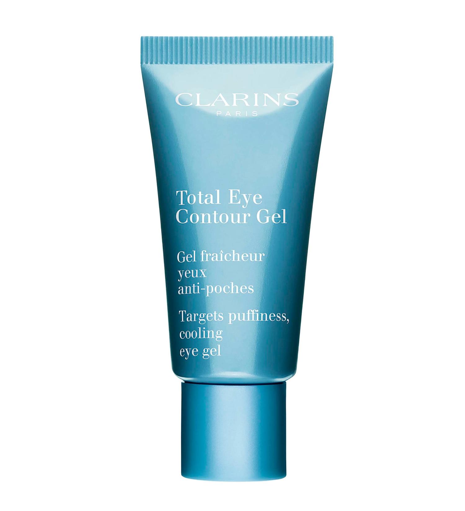 Clarins Total Eye Contour Gel - Dark Circle and Puffiness Reduction | Cooling, Hydrating, and Soothing | Natural Ingredients | All Skin Types | 0.6 oz - Buy Online on GoSupps.com