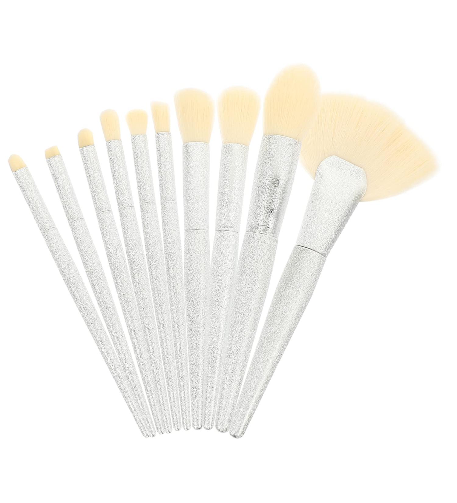 1 Set Makeup Brush Women Makeup Supplies Cosmetic Cosmetics Brush Face Beauty Tools Makeup Tool Long Handle Miss Loose Powder White Make up Artificial Fiber - Buy Online on GoSupps.com