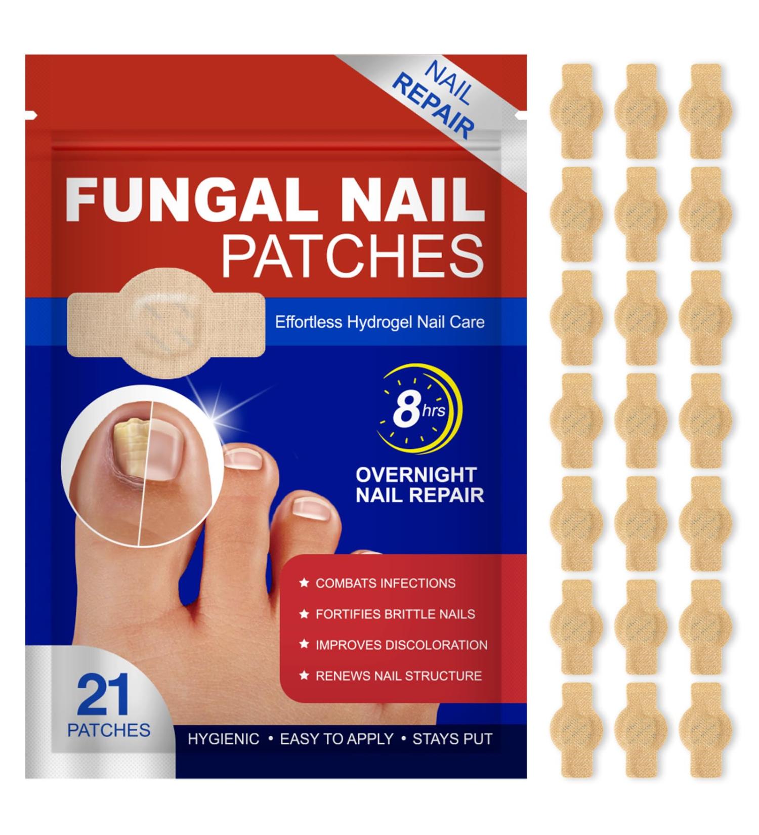 Patchs pour les Mycoses des Ongles (21 pi ces) Traitement et R paration des Mycoses des Ongles des Pieds Multi-usages pour les Ongles pais Fissur s et D color s Soin et R paration des Ongles Ab m - Buy Online on GoSupps.com