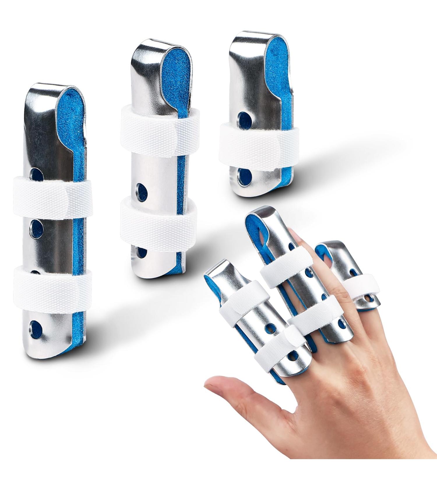 Buy Adjustable Aluminum Trigger Finger Splint | Support Brace for Injured Dislocated Fingers & Arthritis | International Shipping Available - Buy Online on GoSupps.com