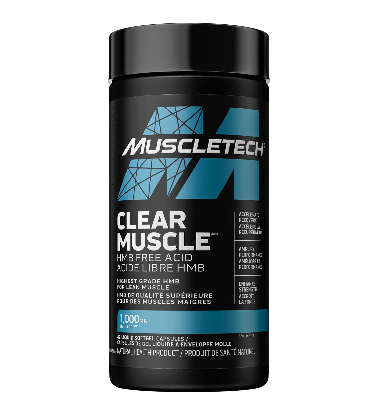 MuscleTech Muscle Recovery MuscleTech Clear Muscle Workout Recovery Muscle Builder for Men & Women HMB Supplements Sports Nutrition Post Workout Recovery & Muscle Building Supplements 42 Count - Buy Online on GoSupps.com