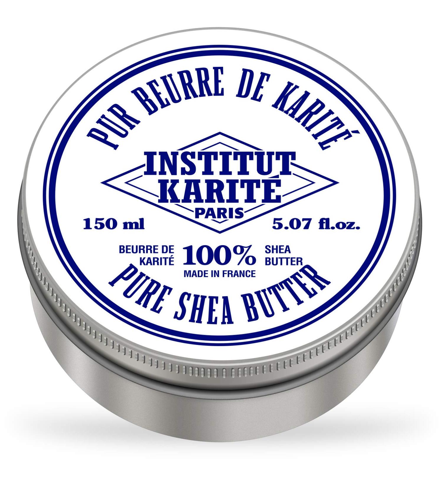 Institut Karit Paris 100% Pur Beurre de Karit Sans parfum 150ml Produit naturel pour cheveux corps et visage Pure Shea Butter for body face and hair Sans parfum 150 ml (Lot de 1) - Buy Online on GoSupps.com
