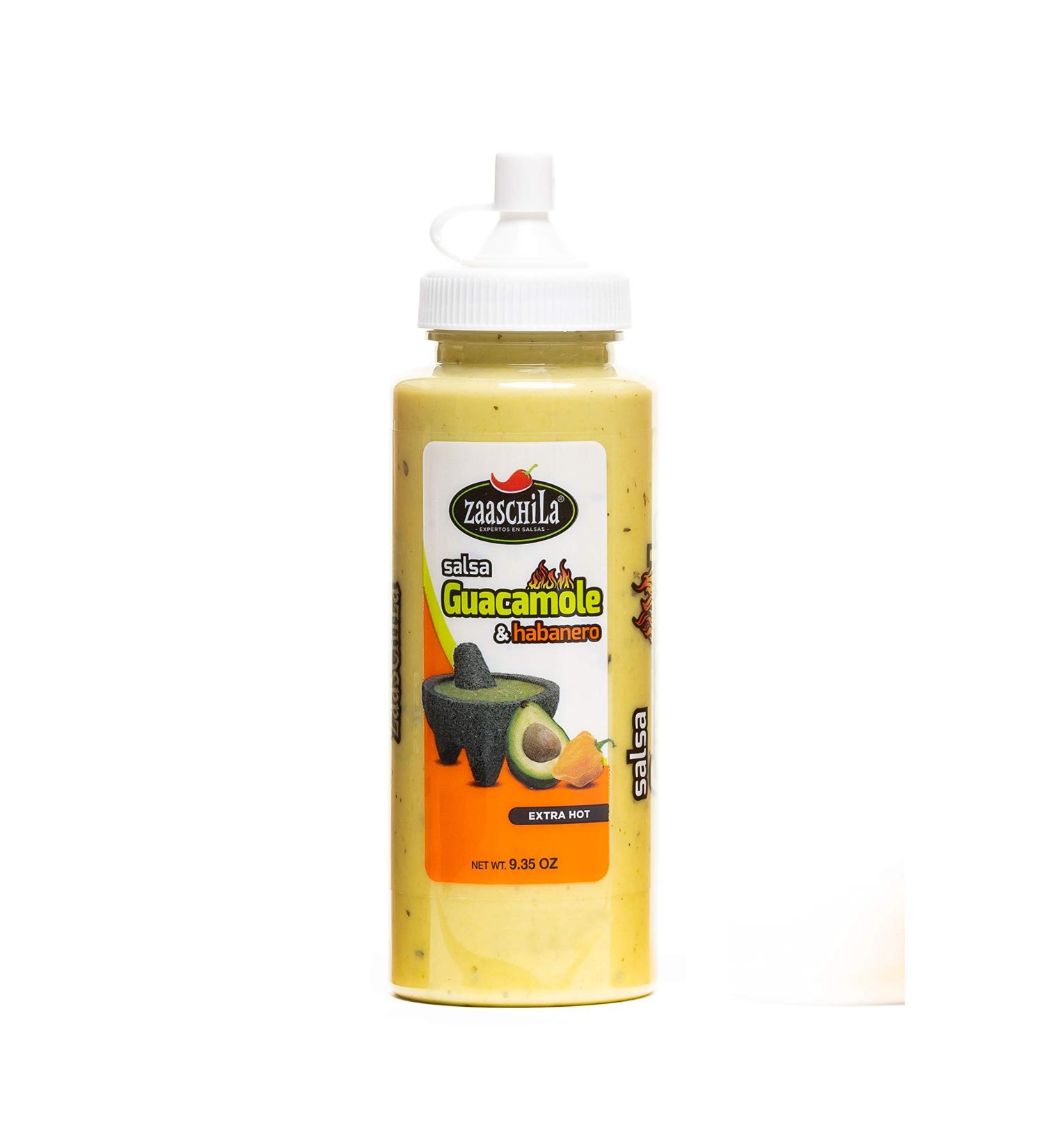 Zaaschila Guacamole with Habanero 9.35oz (265g) - Spicy and Authentic Mexican Flavor - Buy Online on GoSupps.com
