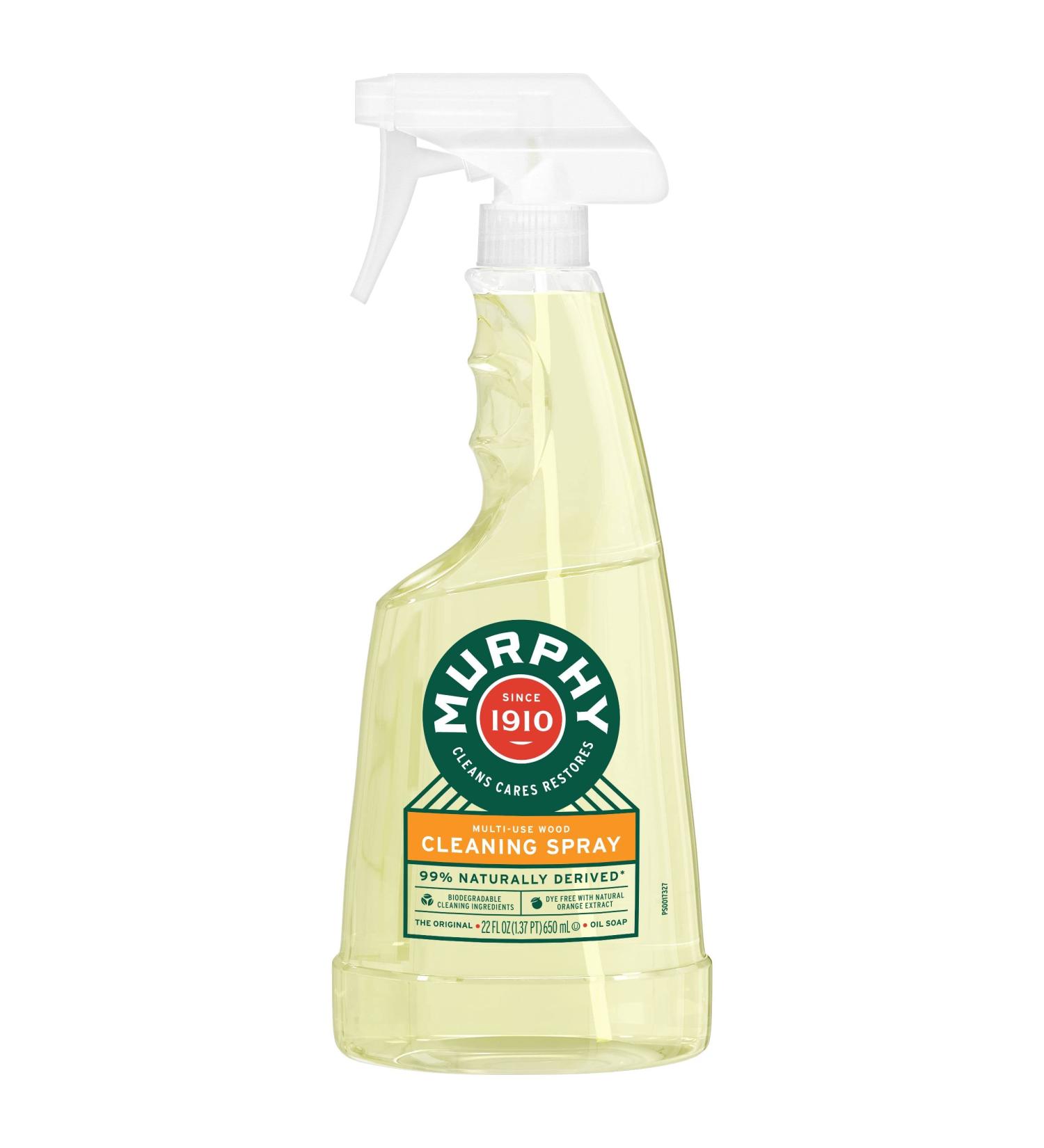 Murphy's Oil Soap Wood Cleaner Spray with Orange Oil - 22 oz | Best for Furniture & Hardwood Care | Eco-Friendly Cleaning Solution - Buy Online on GoSupps.com