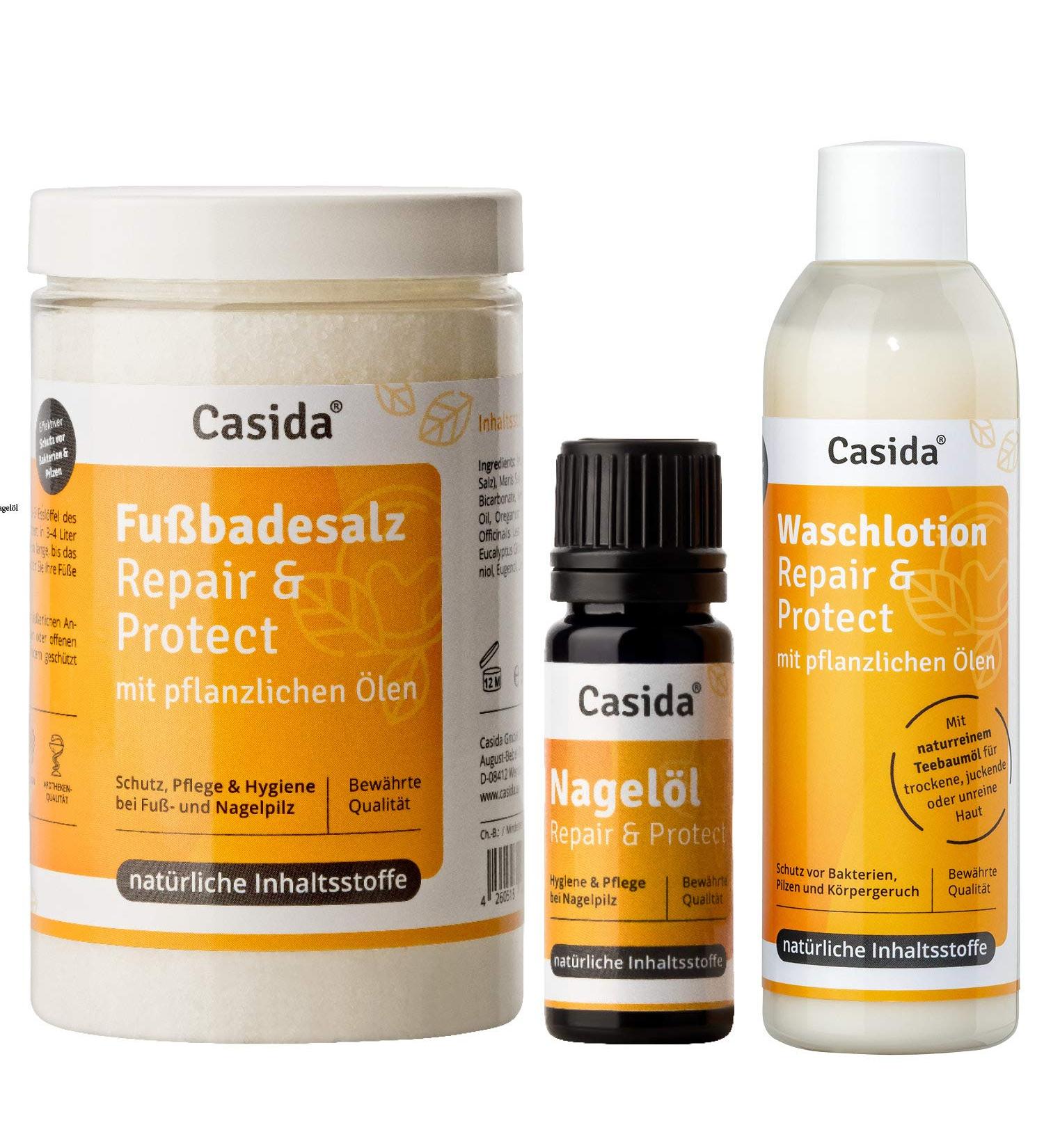 Nail Oil Repair & Protect + Foot Bath Salt + Wash Lotion Set - Effective Foot & Nail Fungus Treatment with Natural Oils - International Shipping Available - Buy Online on GoSupps.com