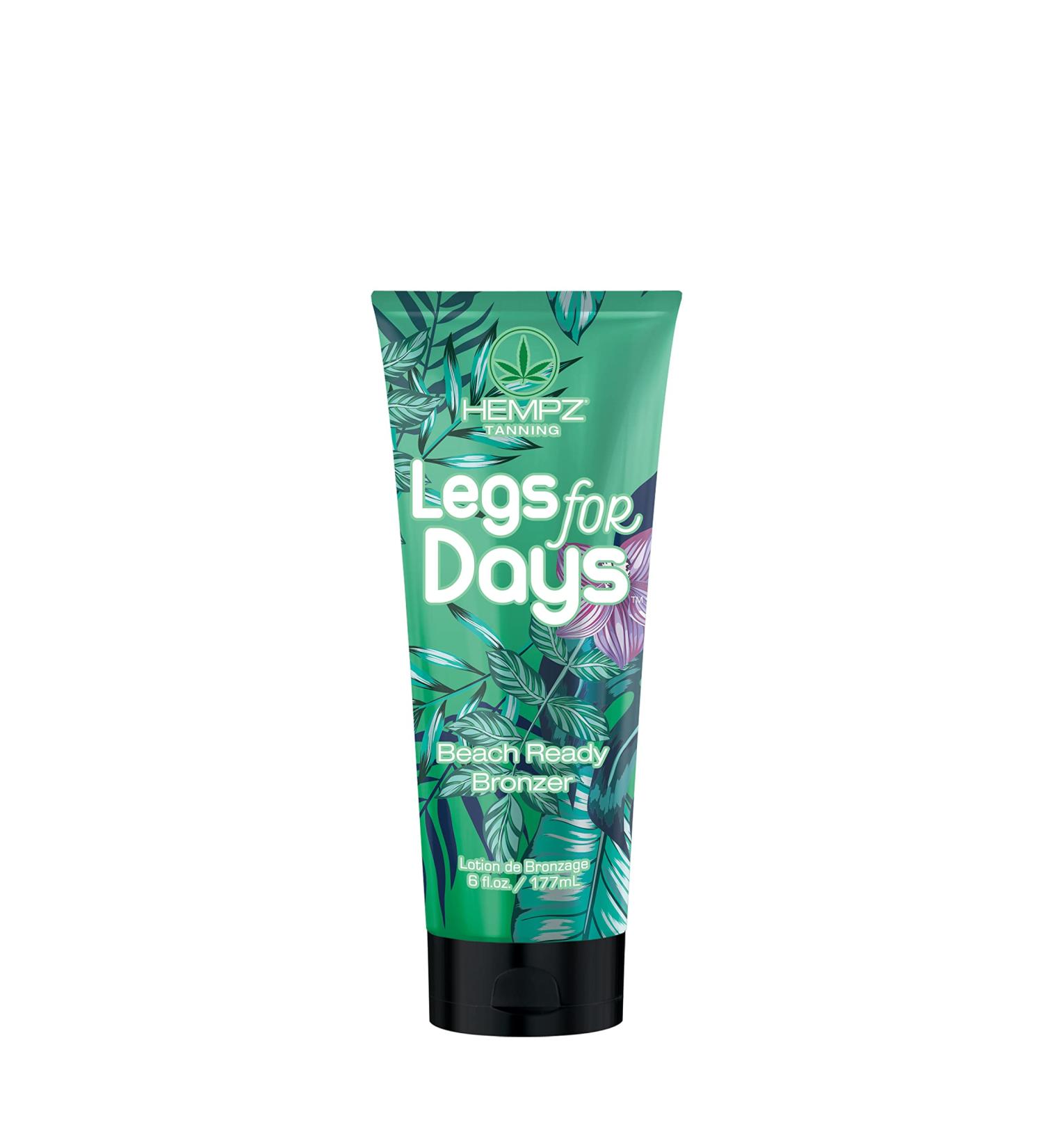 Hempz Legs for Days Beach Ready Bronzer - Moisturizing Self-Tanning Lotion for Tanning Beds & Beach, 6 fl oz - Buy Online on GoSupps.com