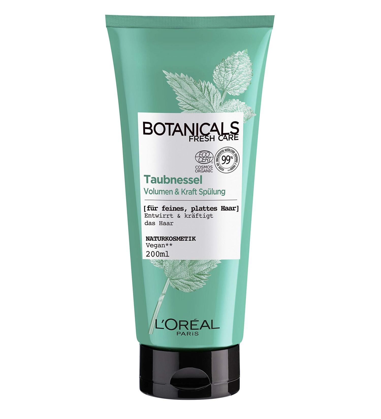 Botanicals Volume & Strength Conditioner - Vegan Dead Nettle for Fine Flat Hair | Silicone-Free Natural Cosmetics 200ml - Buy Online on GoSupps.com