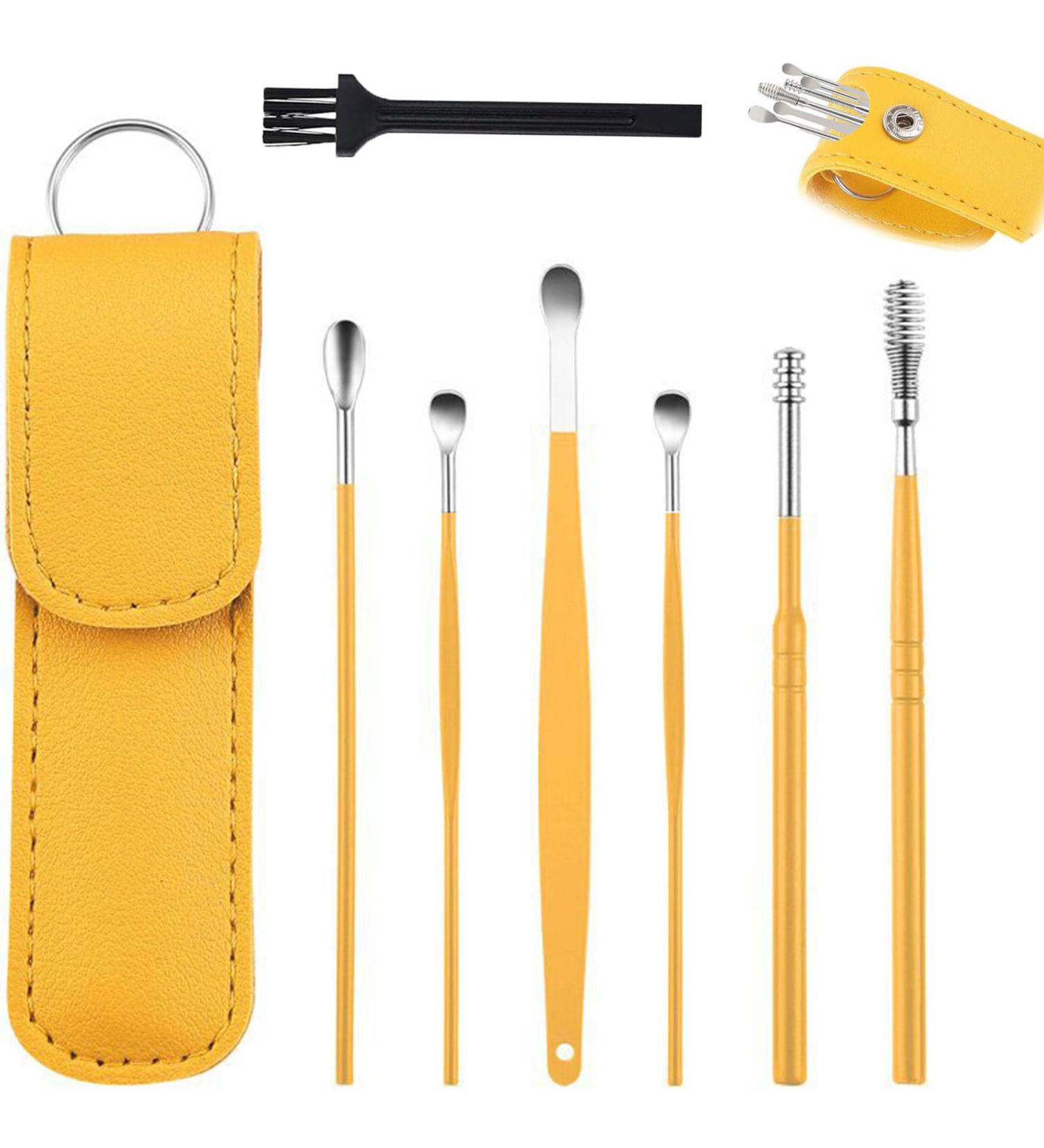 Pleteffect Ear Cleaner Pleteffect Ear The Most Professional Ear Cleaning Master in 2024 Earwax Cleaner Tool Set Ear Cleaner Earwax Removal Tools (Colorful Yellow) Colorful Yellow - Buy Online on GoSupps.com
