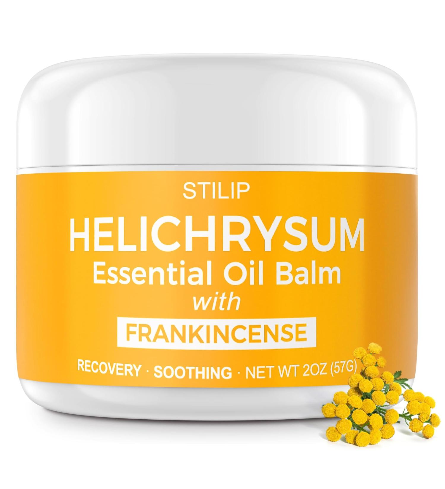 STILIP Helichrysum Balm with Frankincense Essential Oil Natural Repair & Renewal Face Cream Soothes Redness Fades Scars & Smooths Fine Lines Deep Moisturizing Anti-Aging Moisturizer_2oz. - Buy Online on GoSupps.com